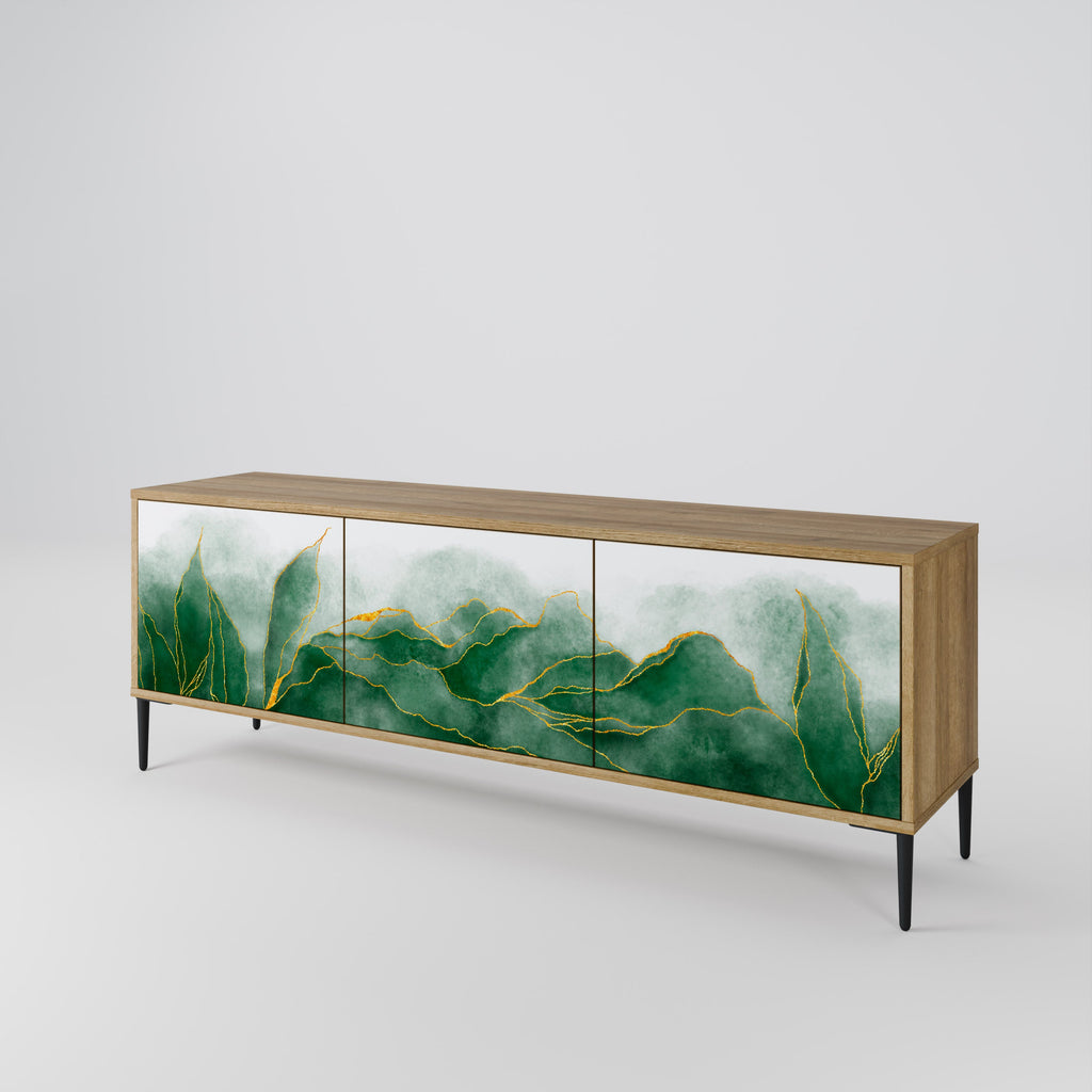 Meuble TV 3 portes EXPENSIVE NATURE effet chêne