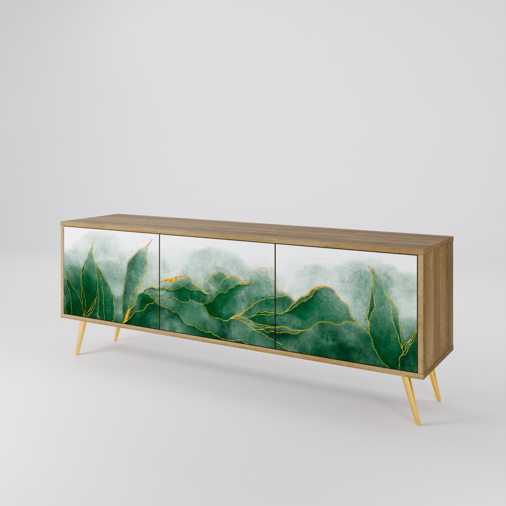 Meuble TV 3 portes EXPENSIVE NATURE effet chêne