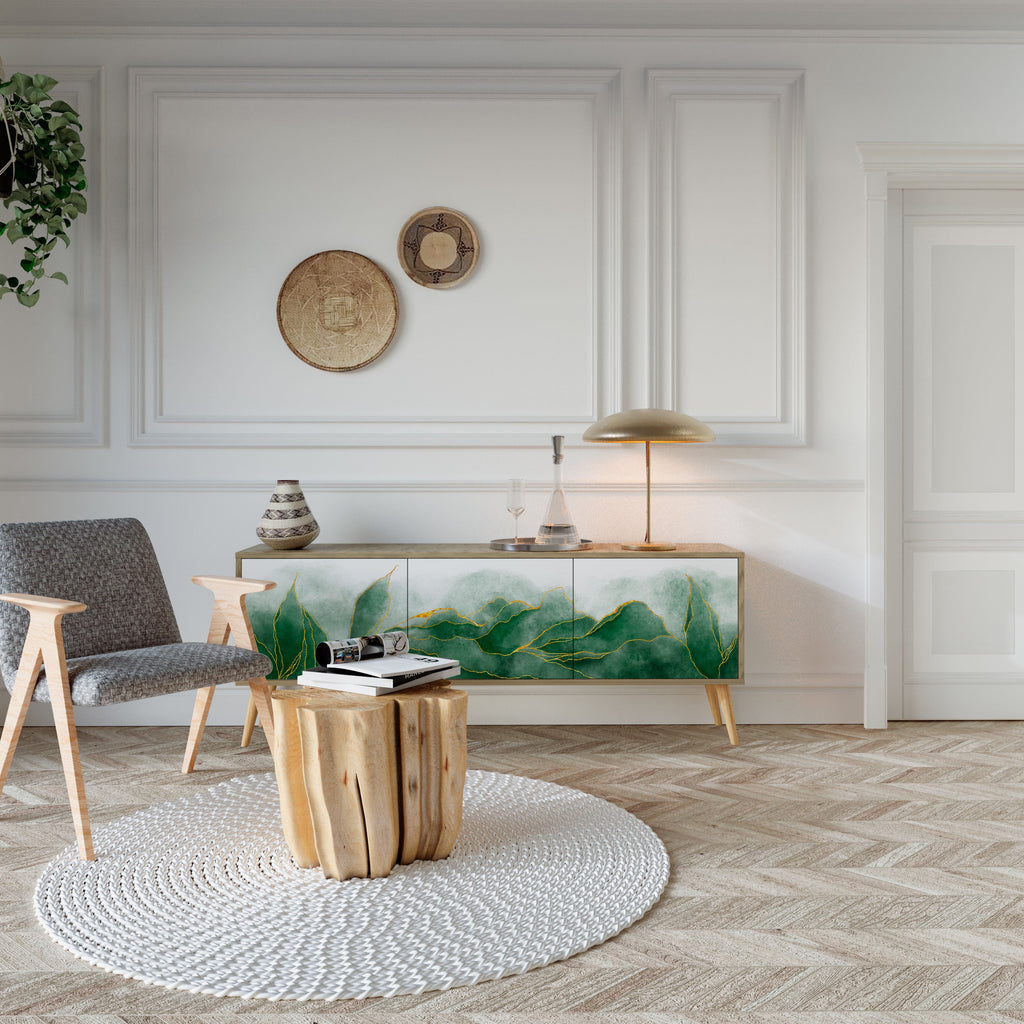 Meuble TV 3 portes EXPENSIVE NATURE effet chêne