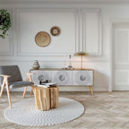 SOLID CIRCLES 3-Door TV Cabinet