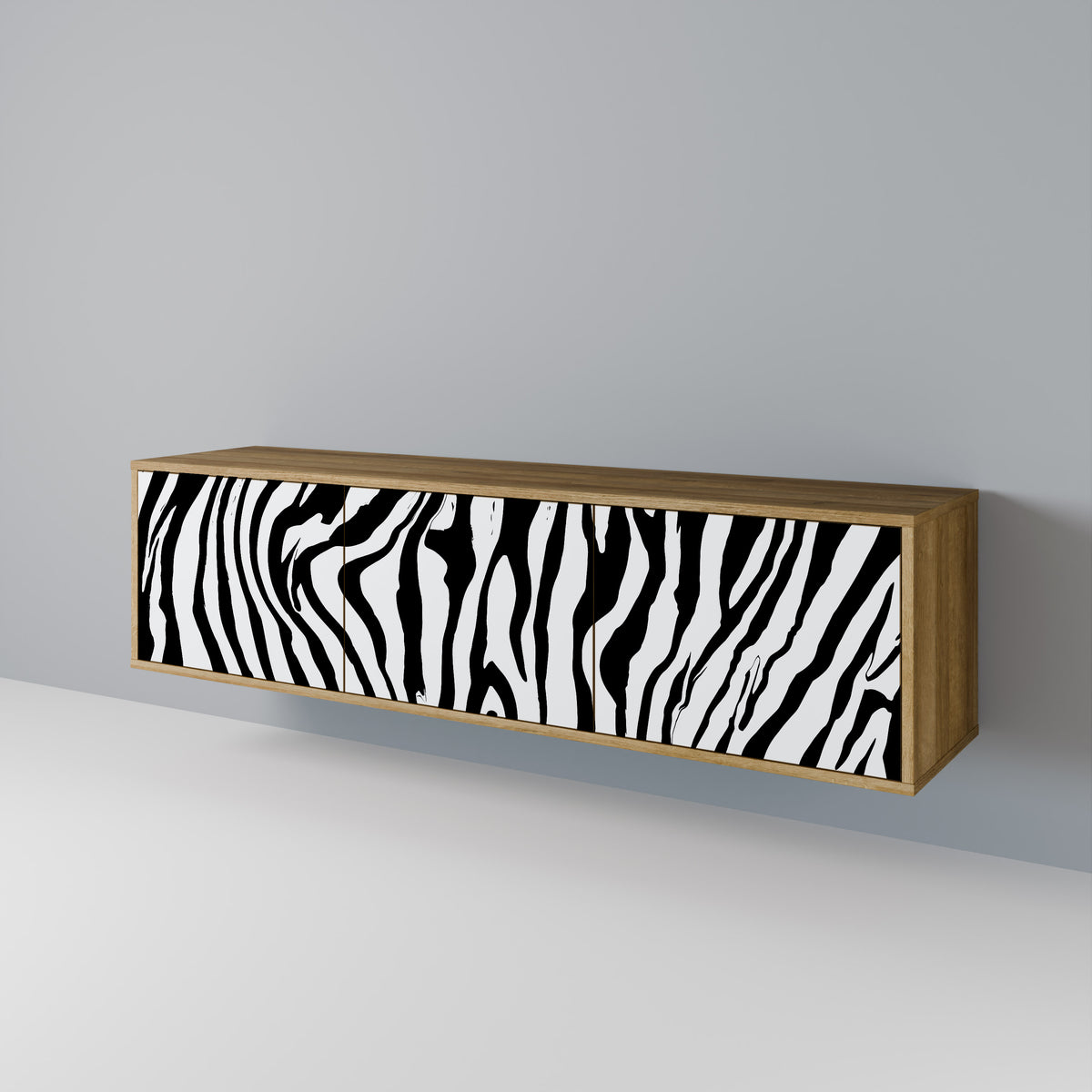 SPLENDID ZEBRA 3-Door TV Cabinet