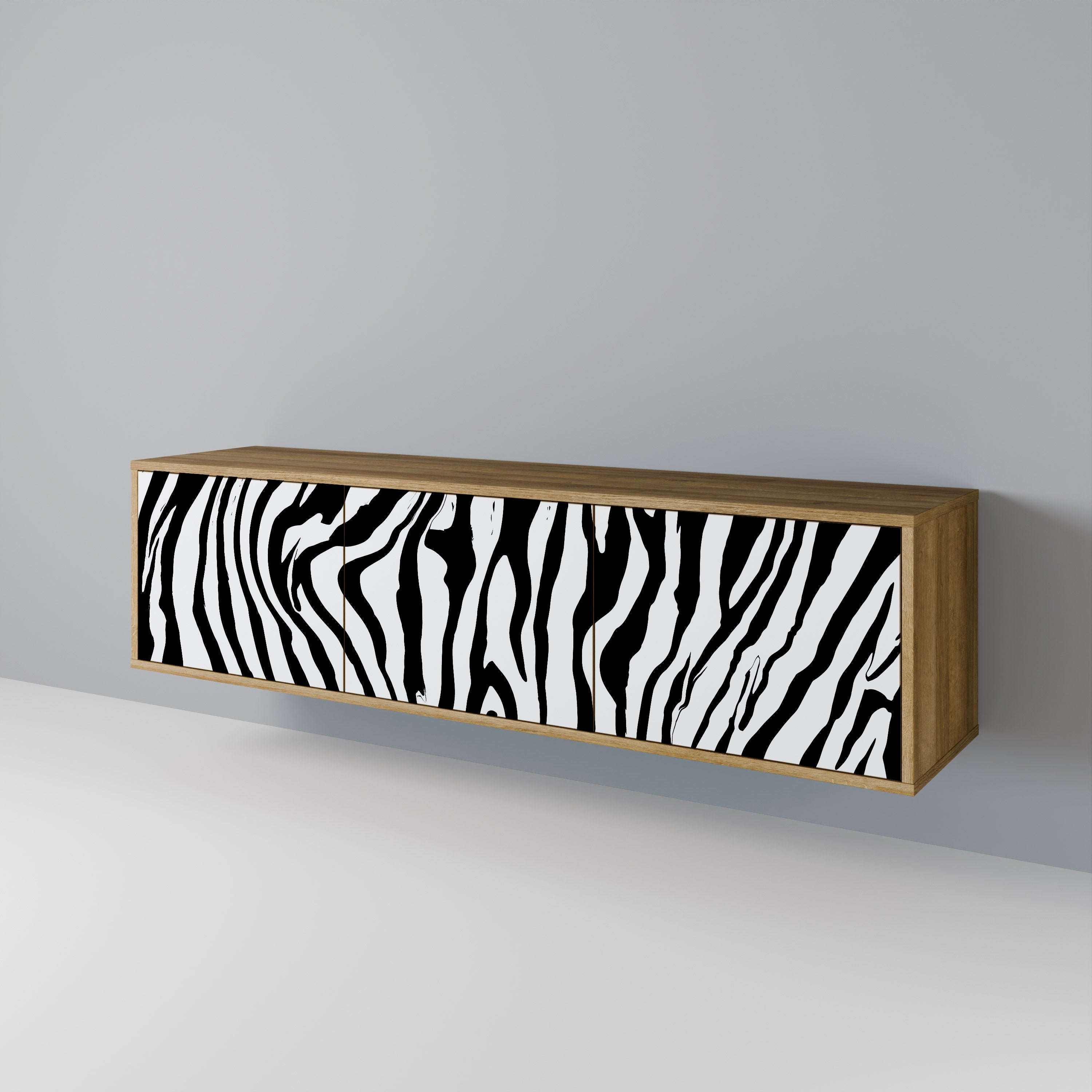 SPLENDID ZEBRA 3-Door TV Cabinet