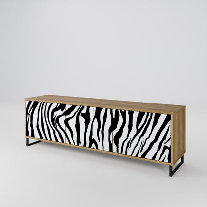 SPLENDID ZEBRA 3-Door TV Cabinet