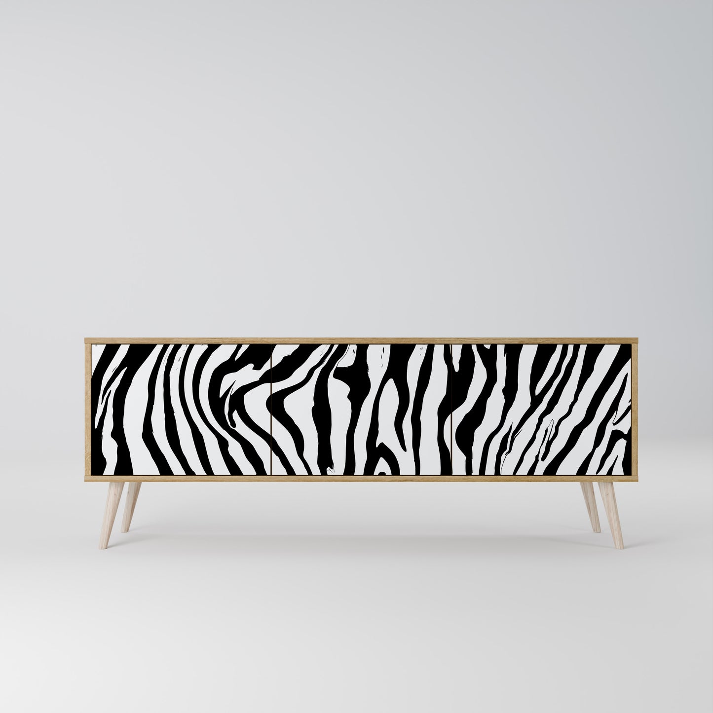 SPLENDID ZEBRA 3-Door TV Cabinet