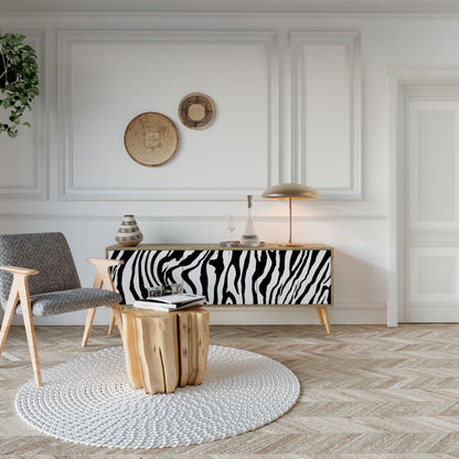 SPLENDID ZEBRA 3-Door TV Cabinet
