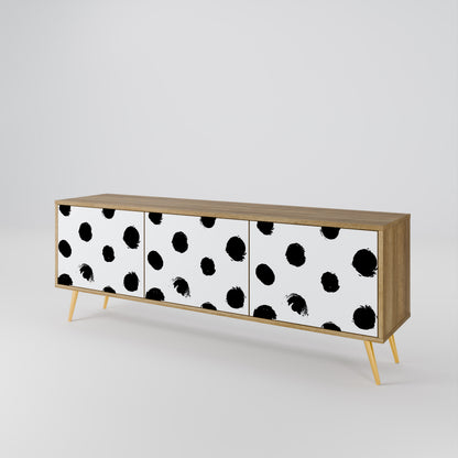 SLIPPING MINUTES 3-Door TV Cabinet