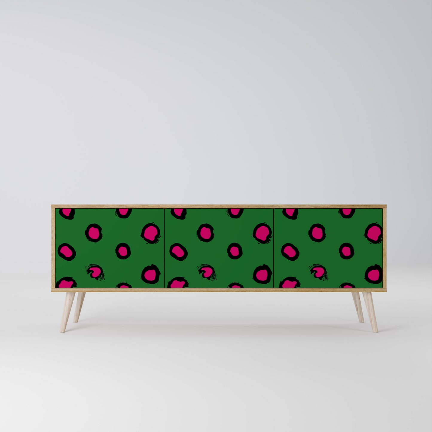 FUNKY SPOTS 3-Door TV Cabinet