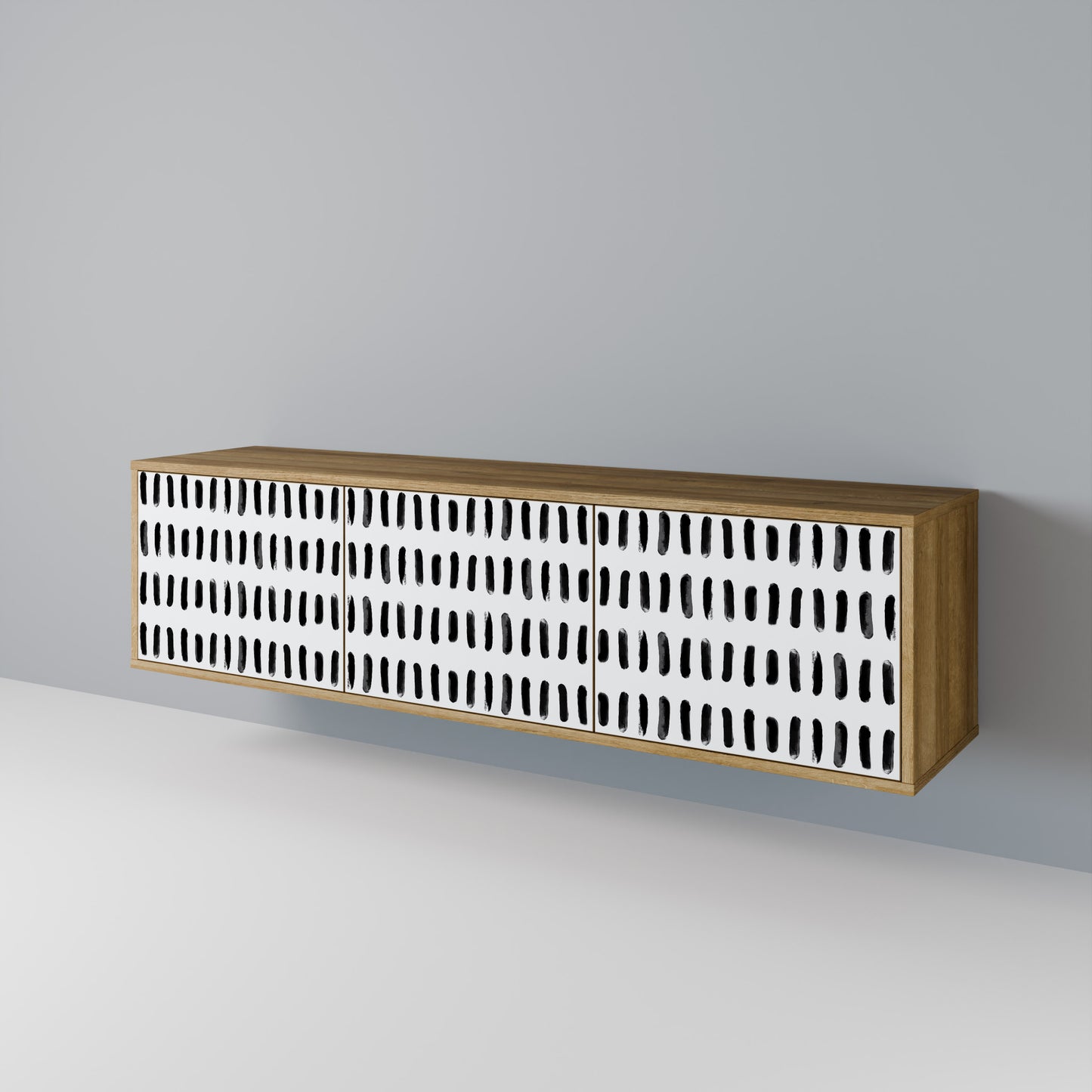NIGHTY MELODIES 3-Door TV Cabinet