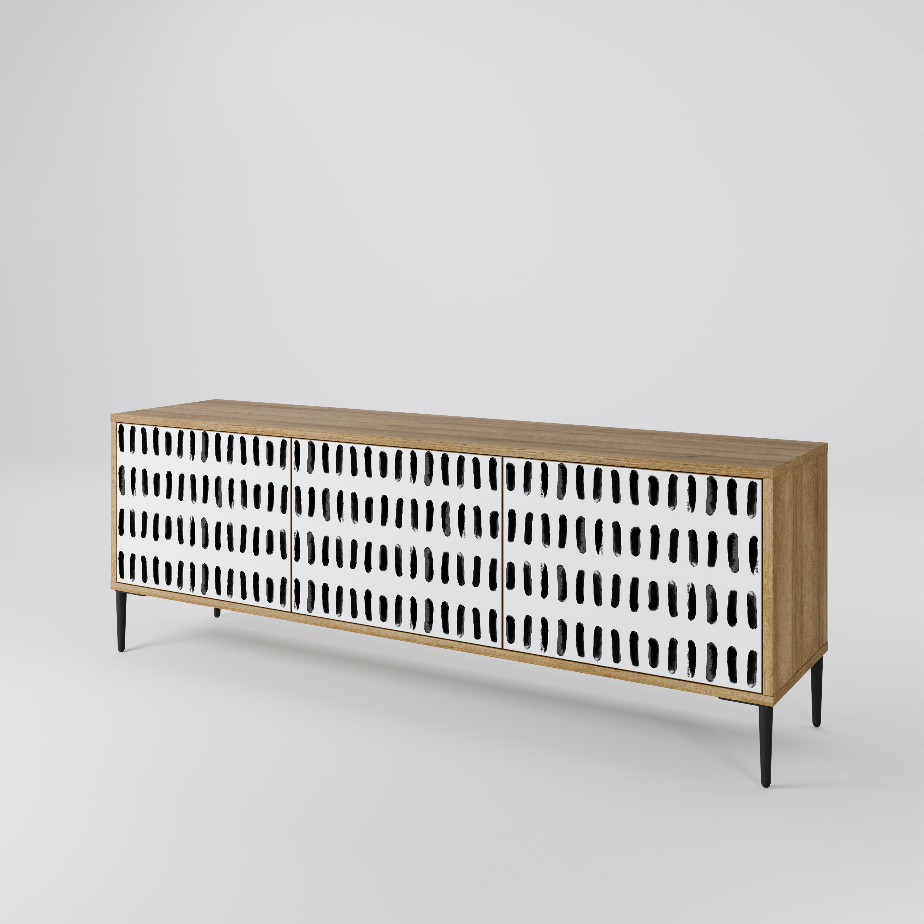 NIGHTY MELODIES 3-Door TV Cabinet