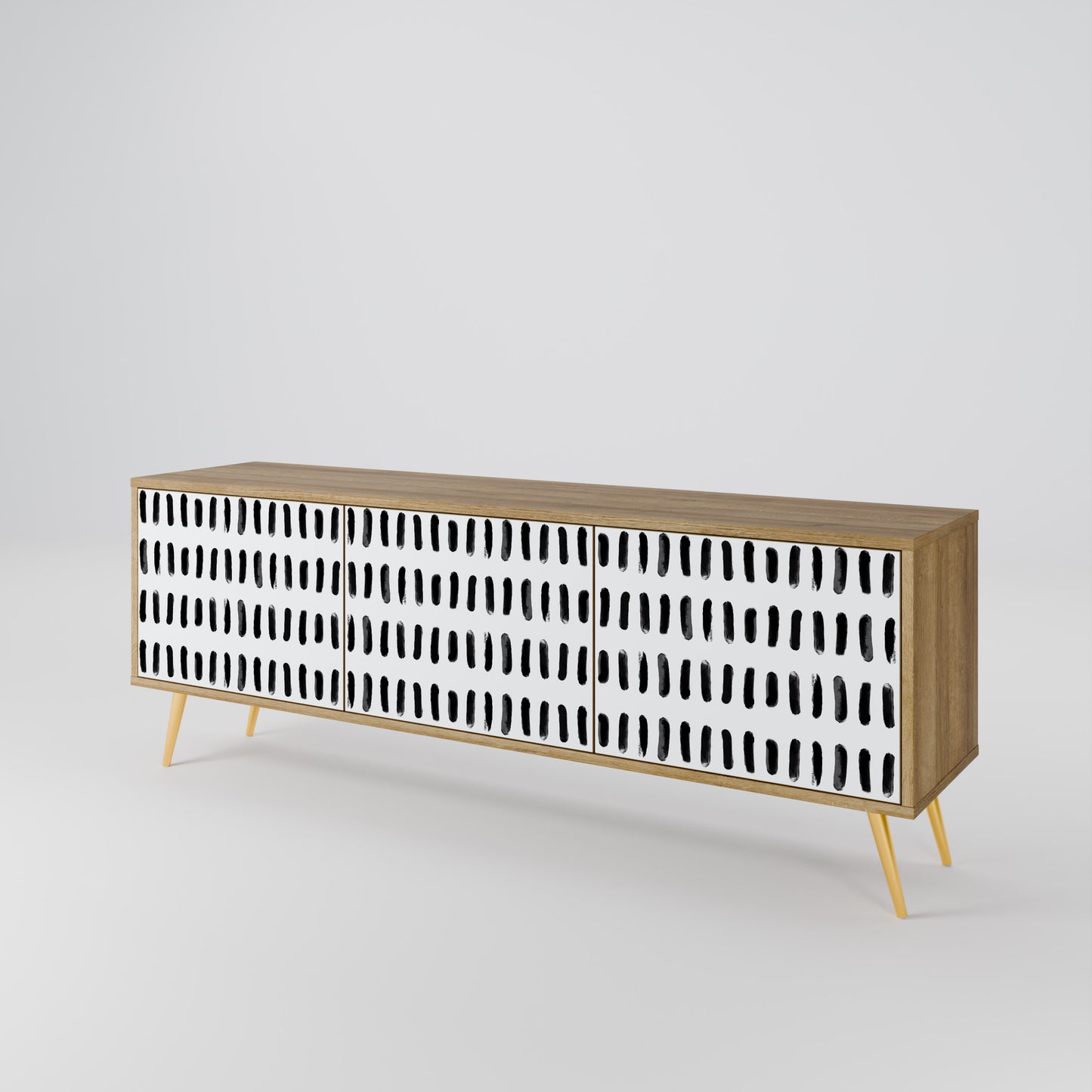 NIGHTY MELODIES 3-Door TV Cabinet