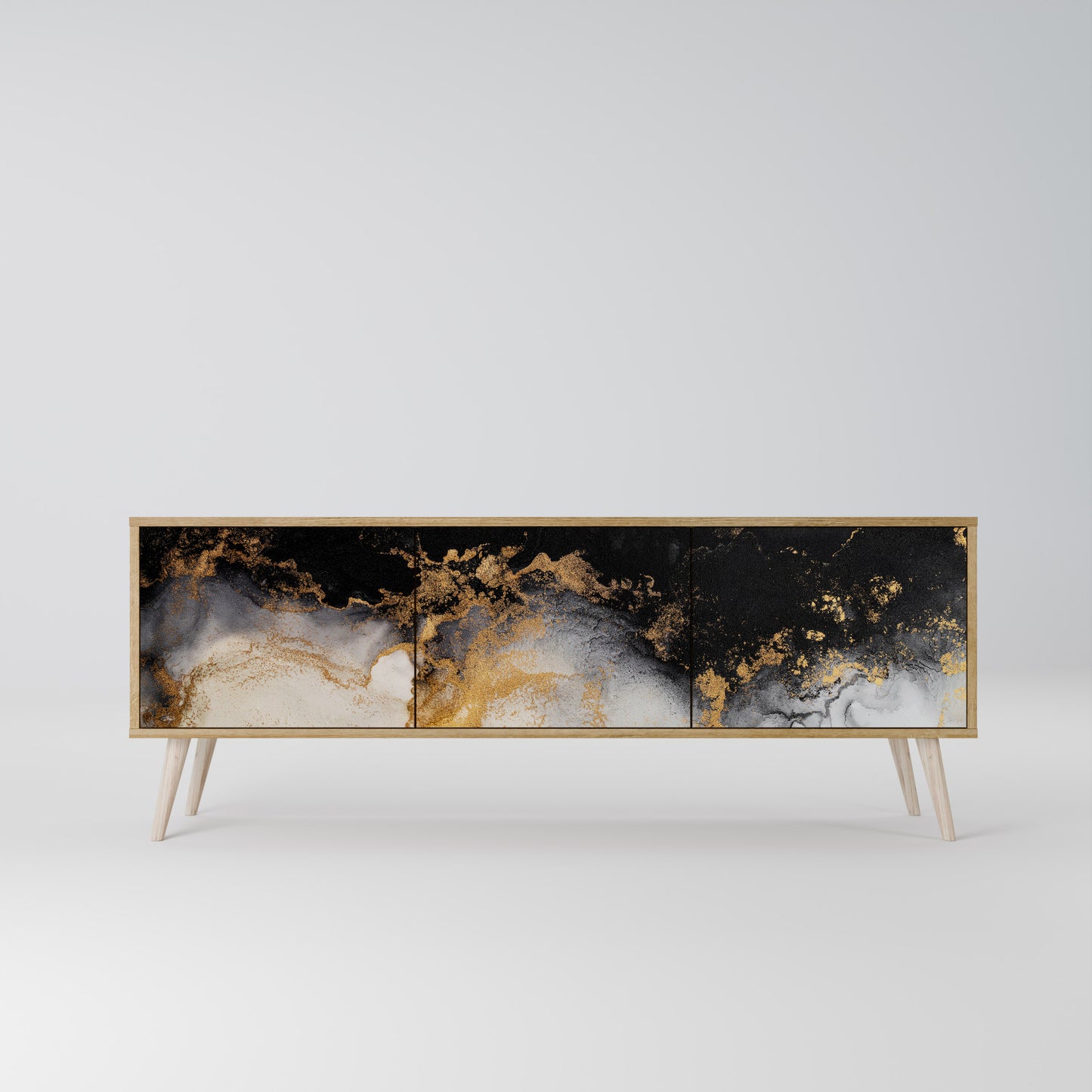 MARBLE OF TOMMORROW 3-Door TV Cabinet
