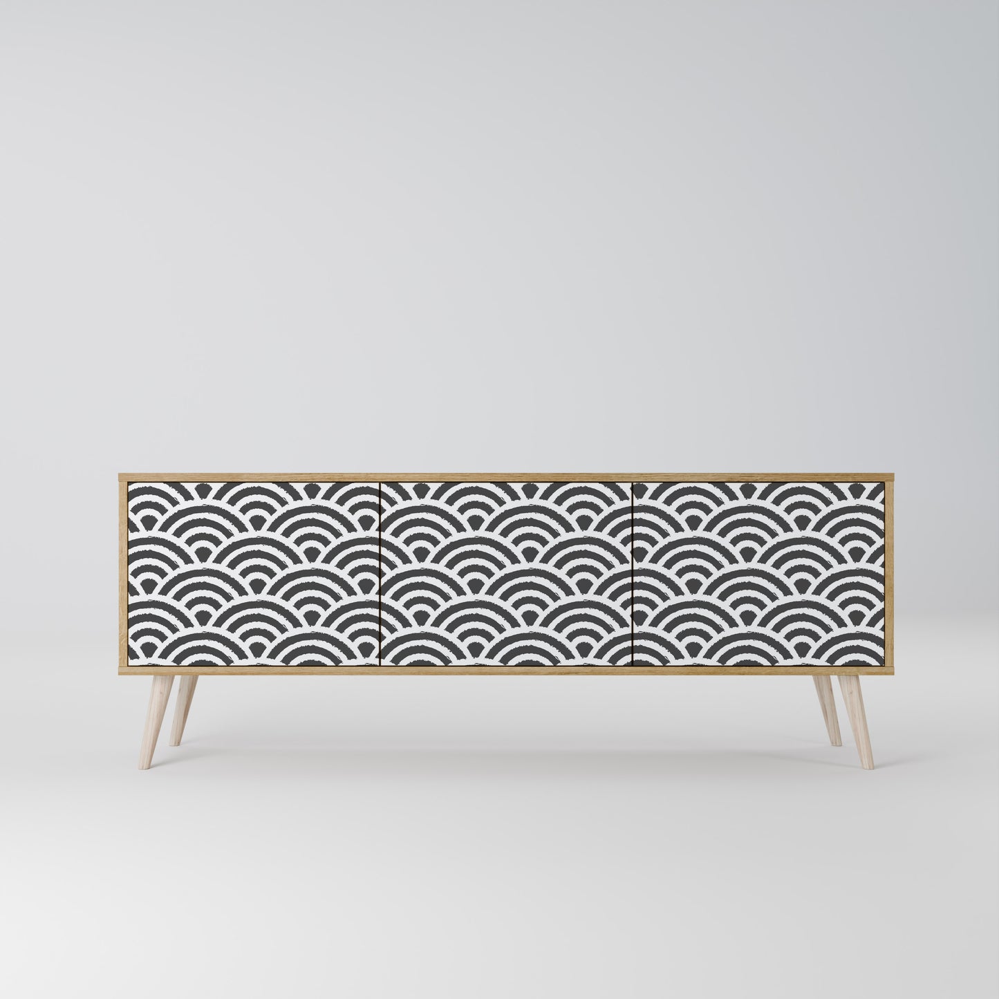 GLOOMY HOST 3-Door TV Cabinet