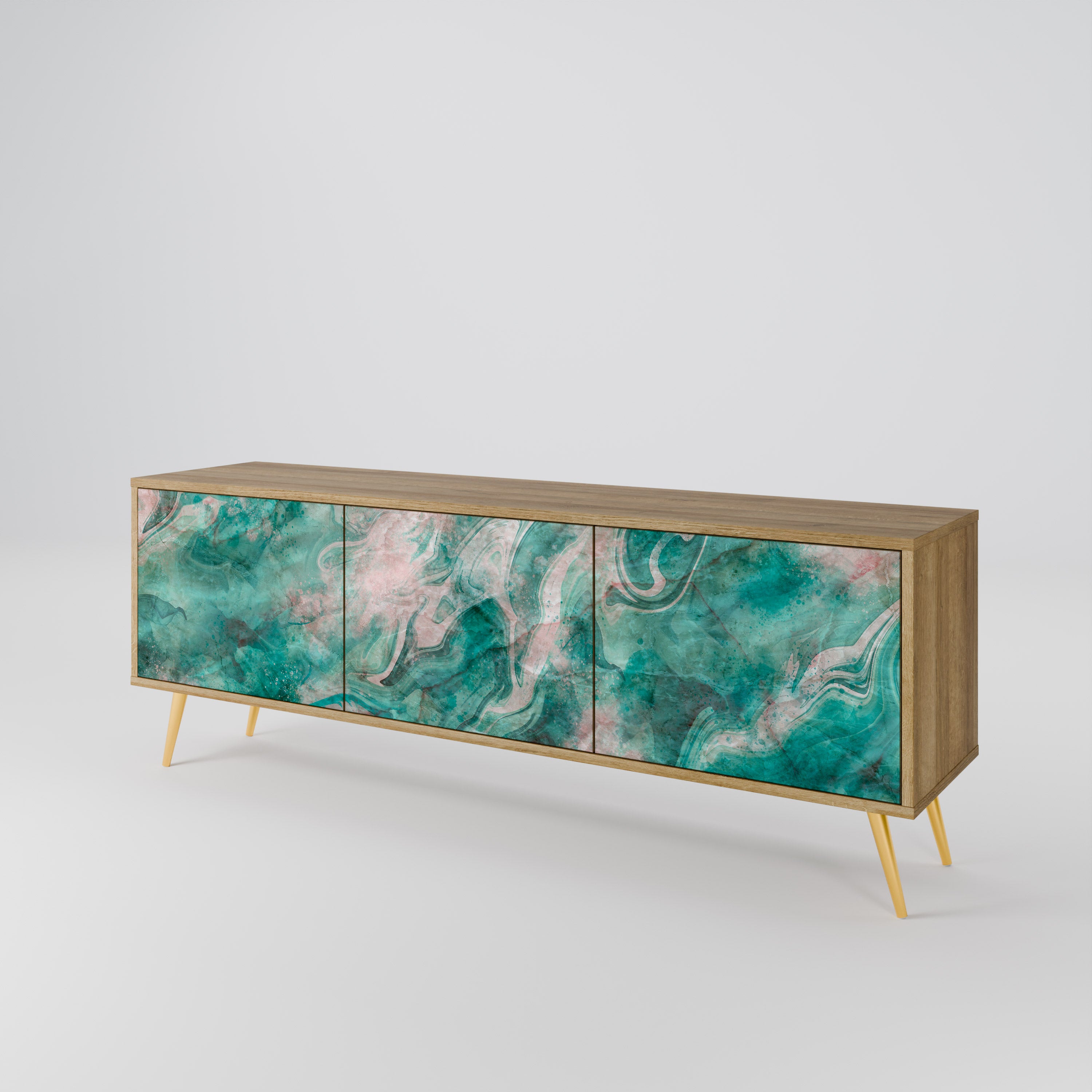 ABSTRACT ALCHEMY 3-Door TV Cabinet