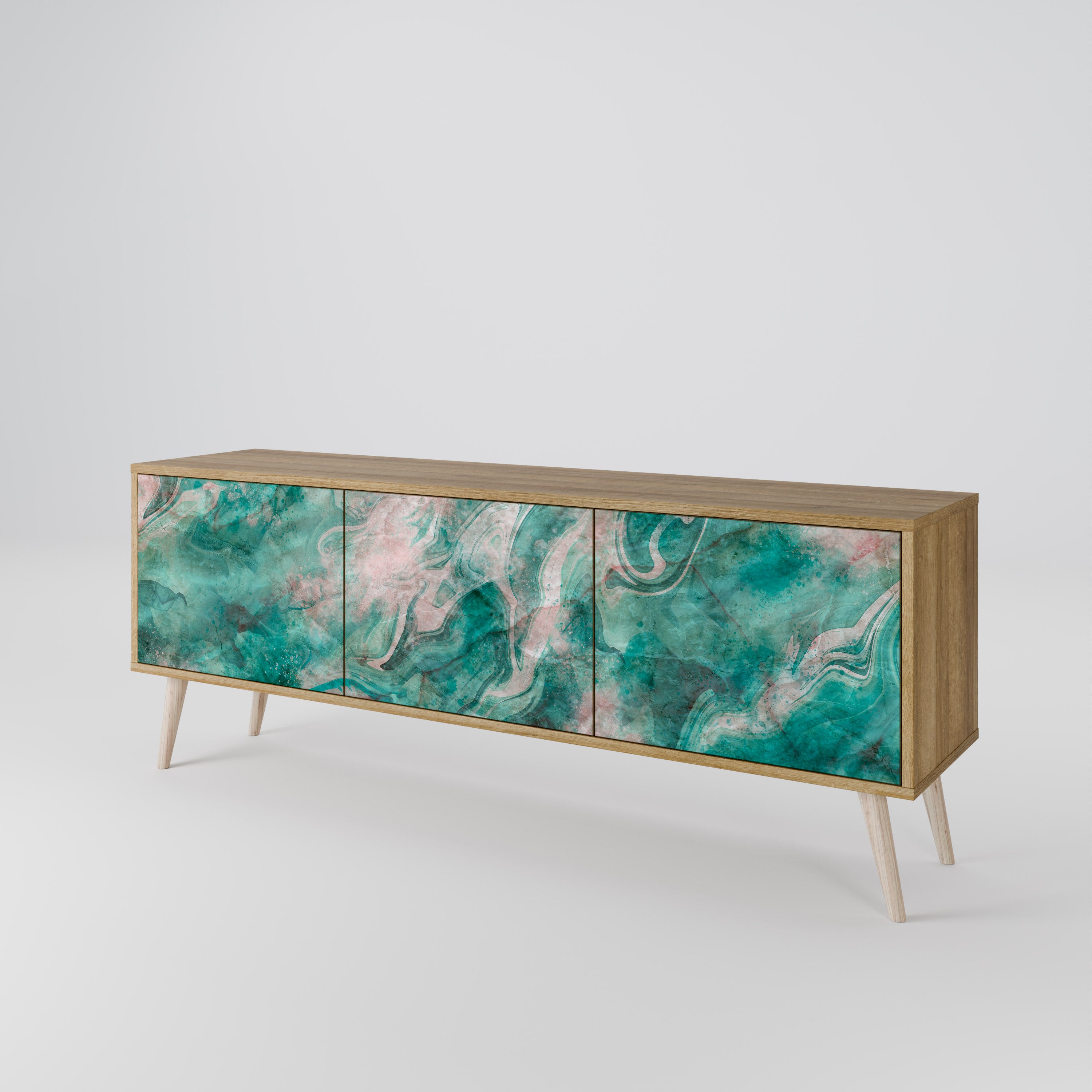 ABSTRACT ALCHEMY 3-Door TV Cabinet