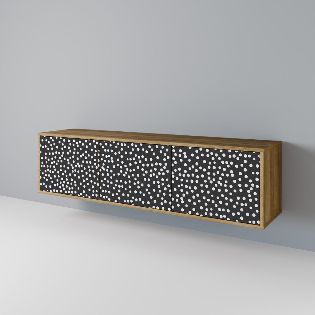 Meuble TV 3 portes BLINDING LIGHTS effet chêne