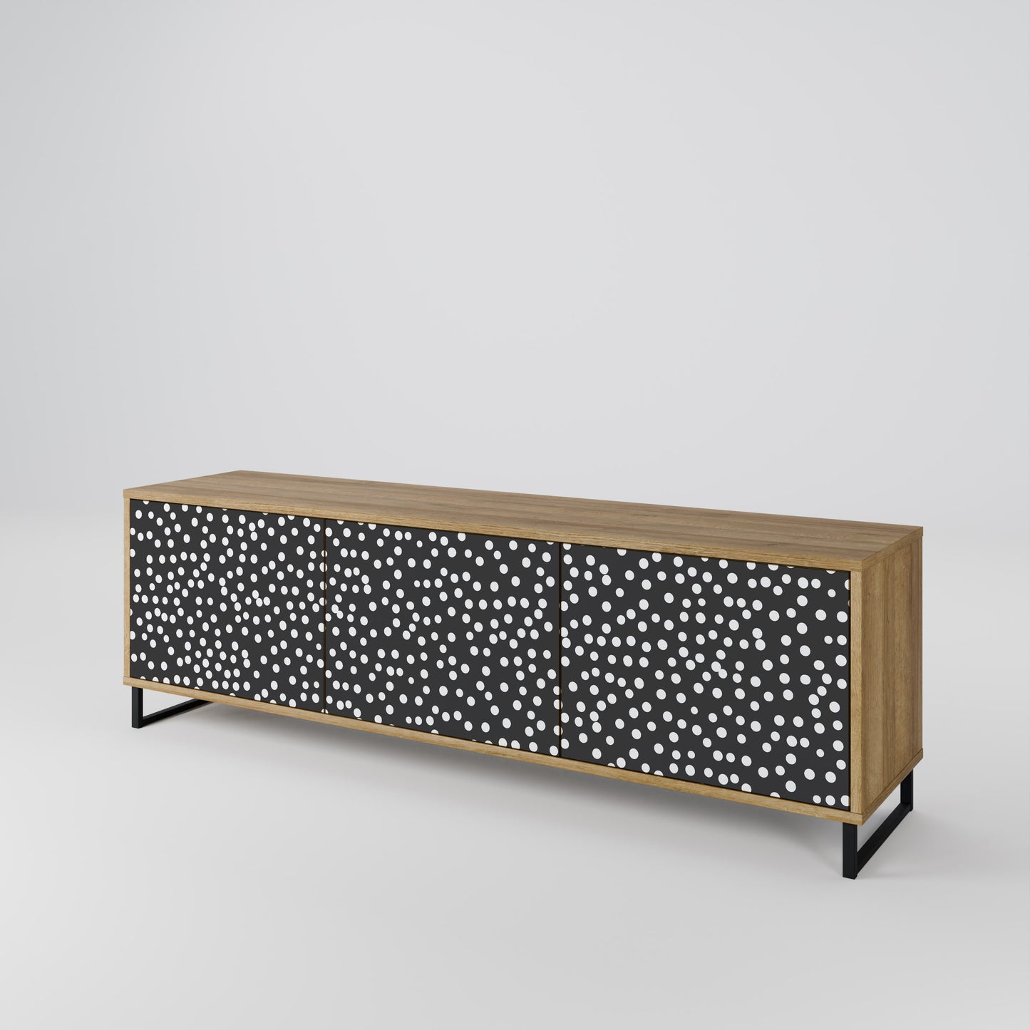 BLINDING LIGHTS 3-Door TV Cabinet
