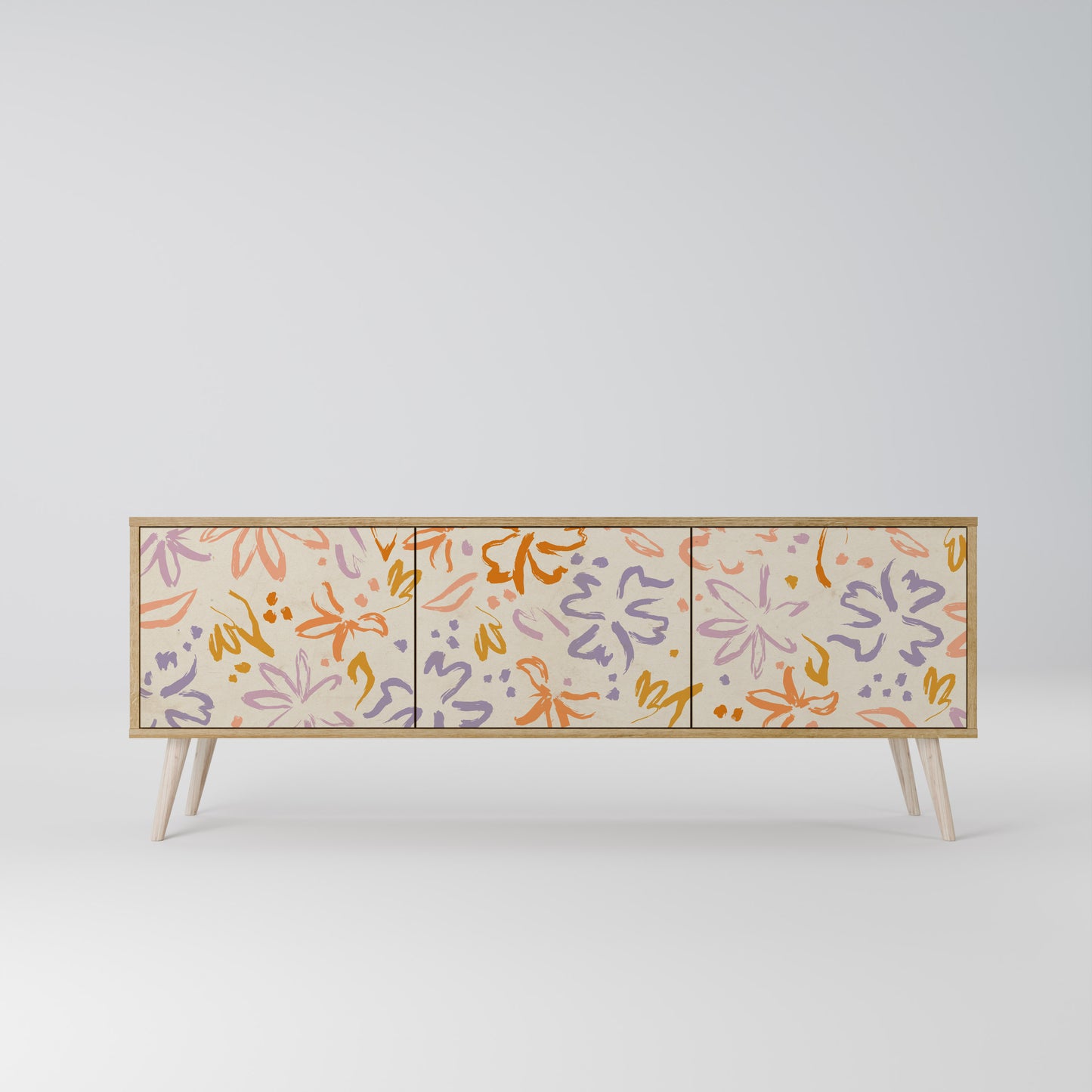 SPRING WHIMSY 3-Door TV Cabinet