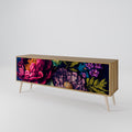 BLOOMING ELEGANCE 3-Door TV Cabinet