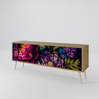 BLOOMING ELEGANCE 3-Door TV Cabinet