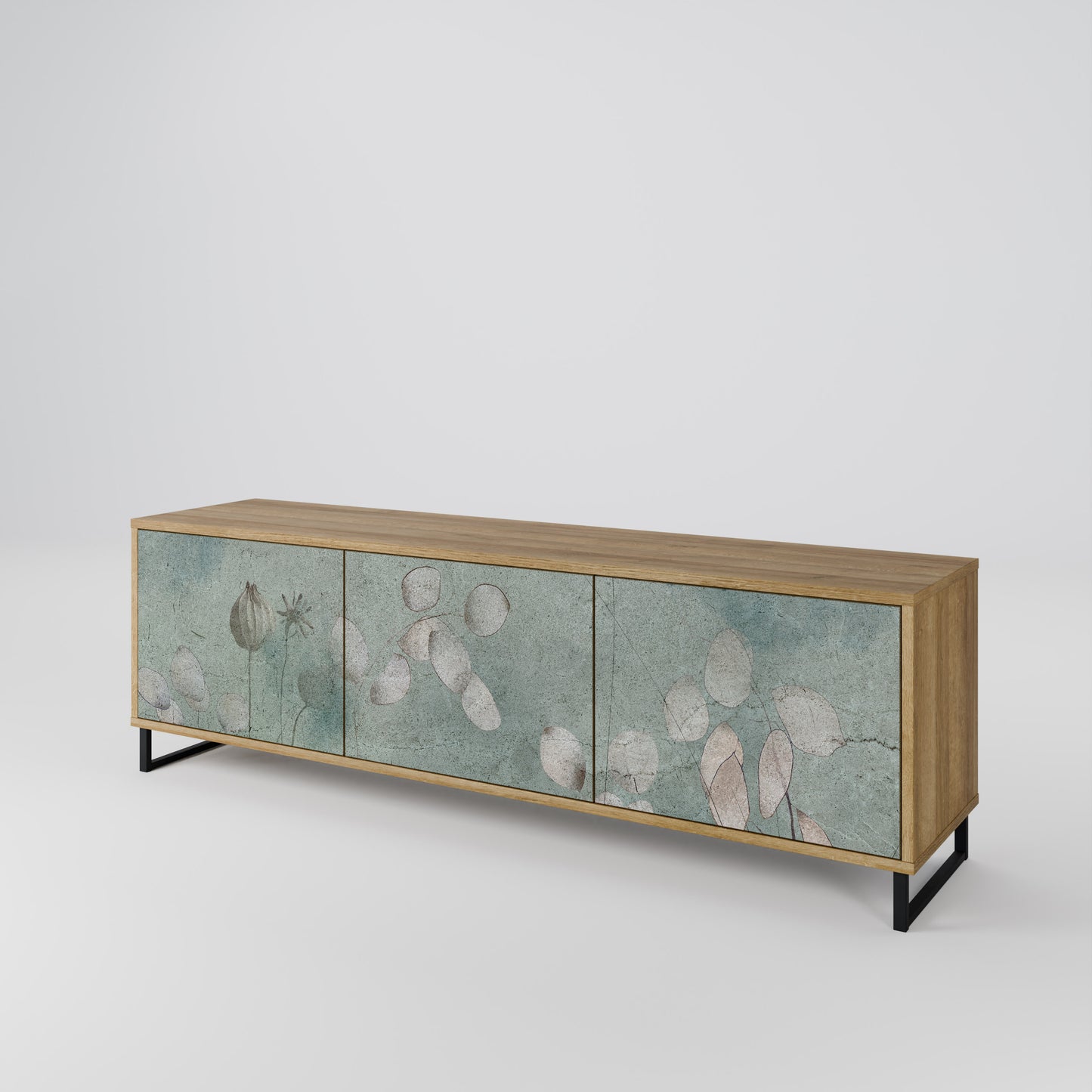 NIGHT LADY 3-Door TV Cabinet
