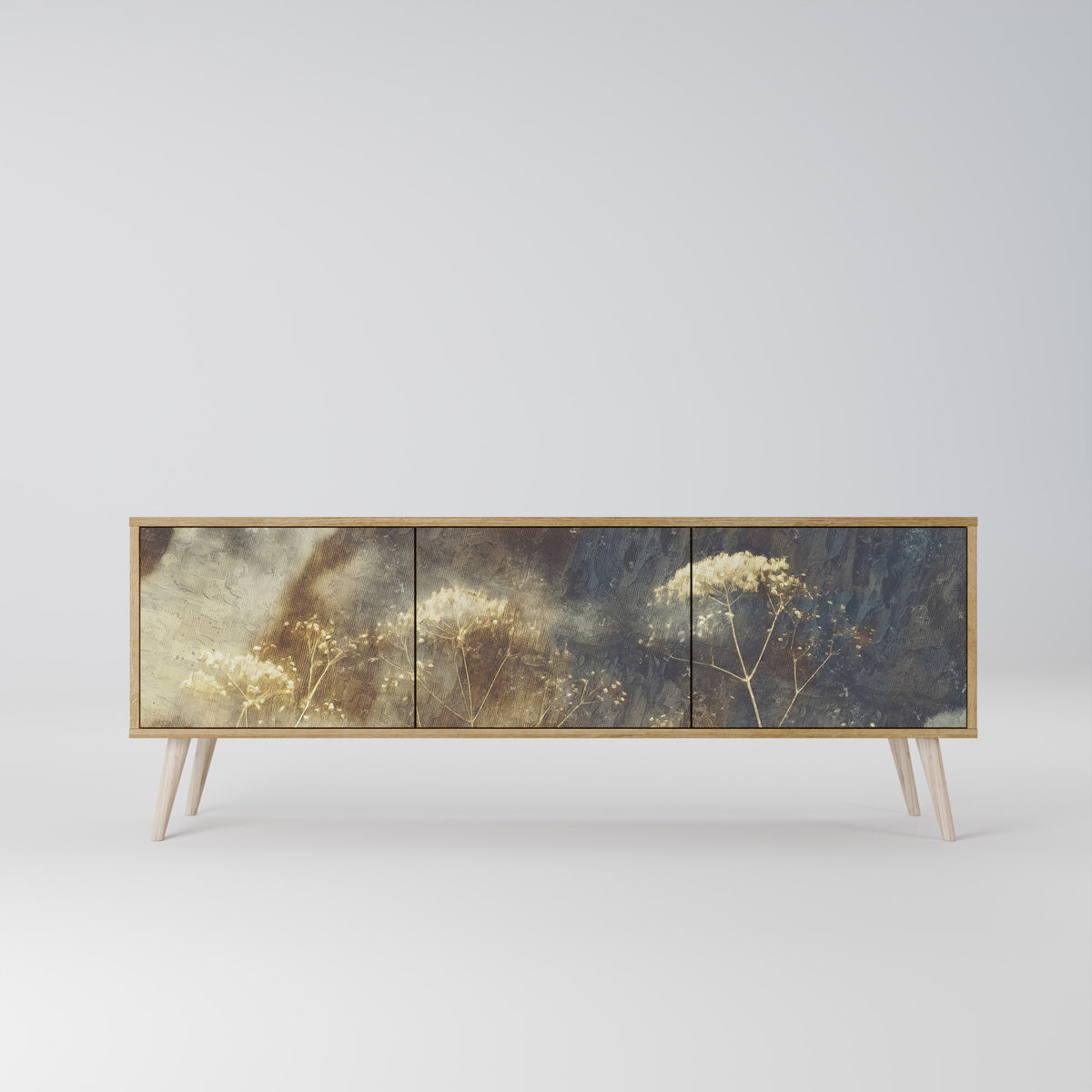 GENTLE POWER 3-Door TV Cabinet