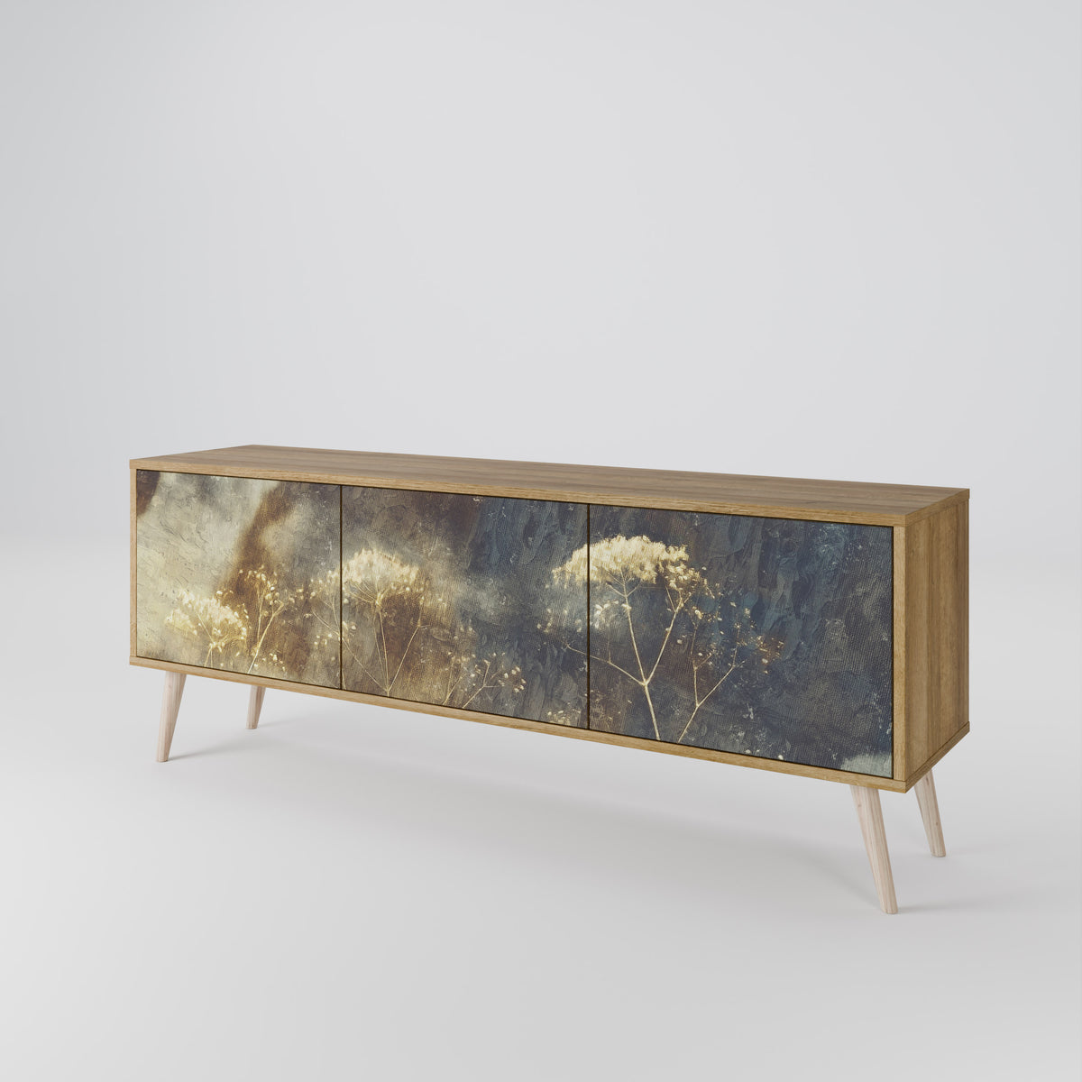 GENTLE POWER 3-Door TV Cabinet