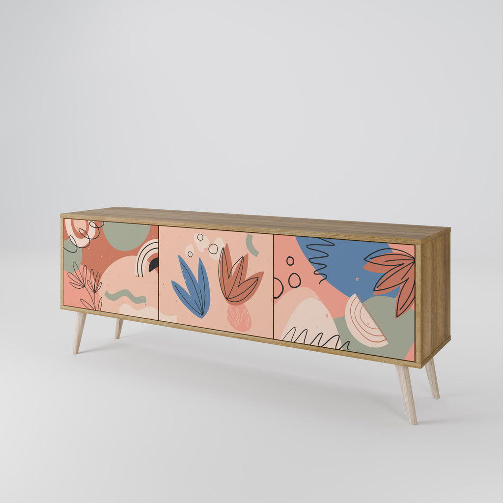 PASTEL DESTINY 3-Door TV Cabinet