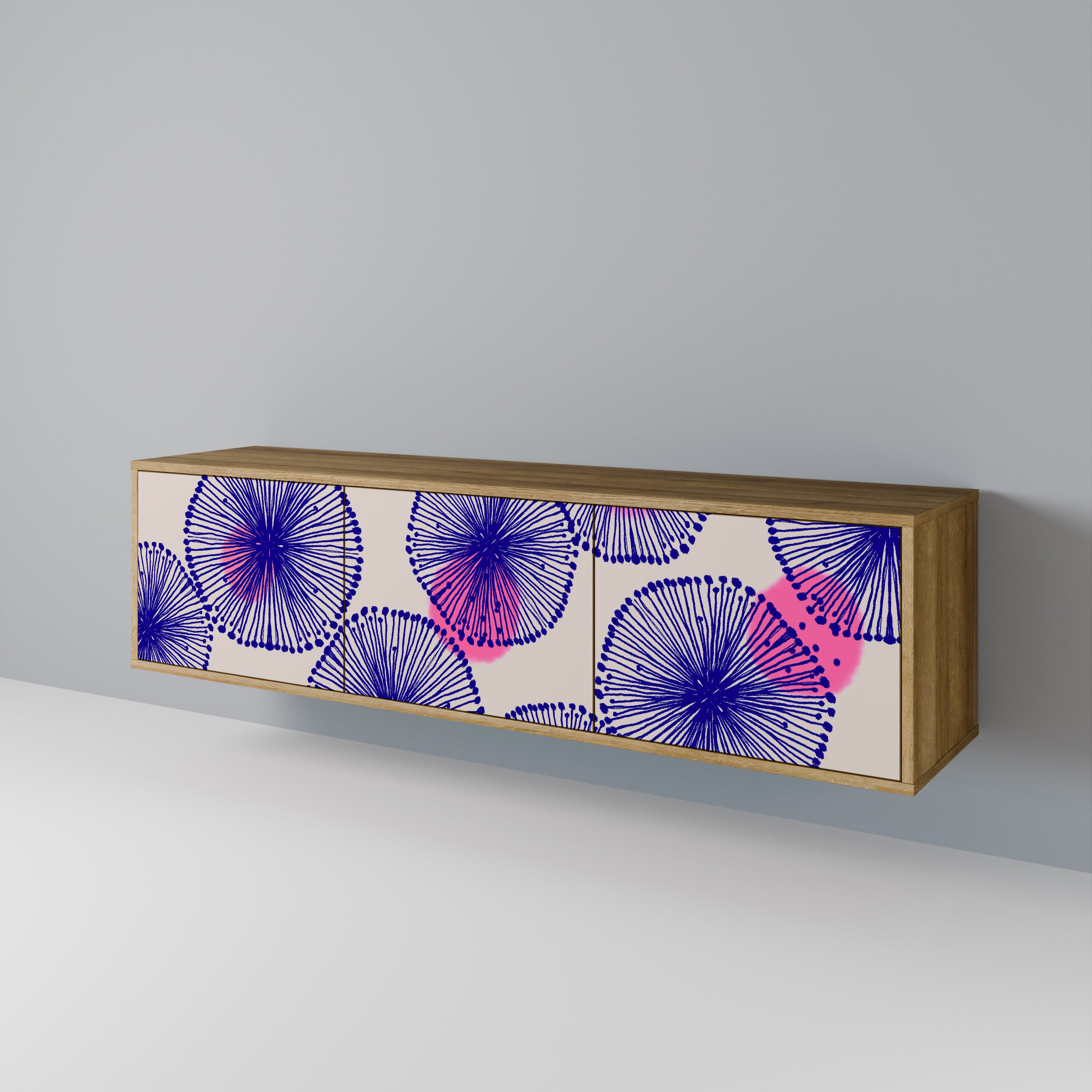 MAGIC NATURE 3-Door TV Cabinet