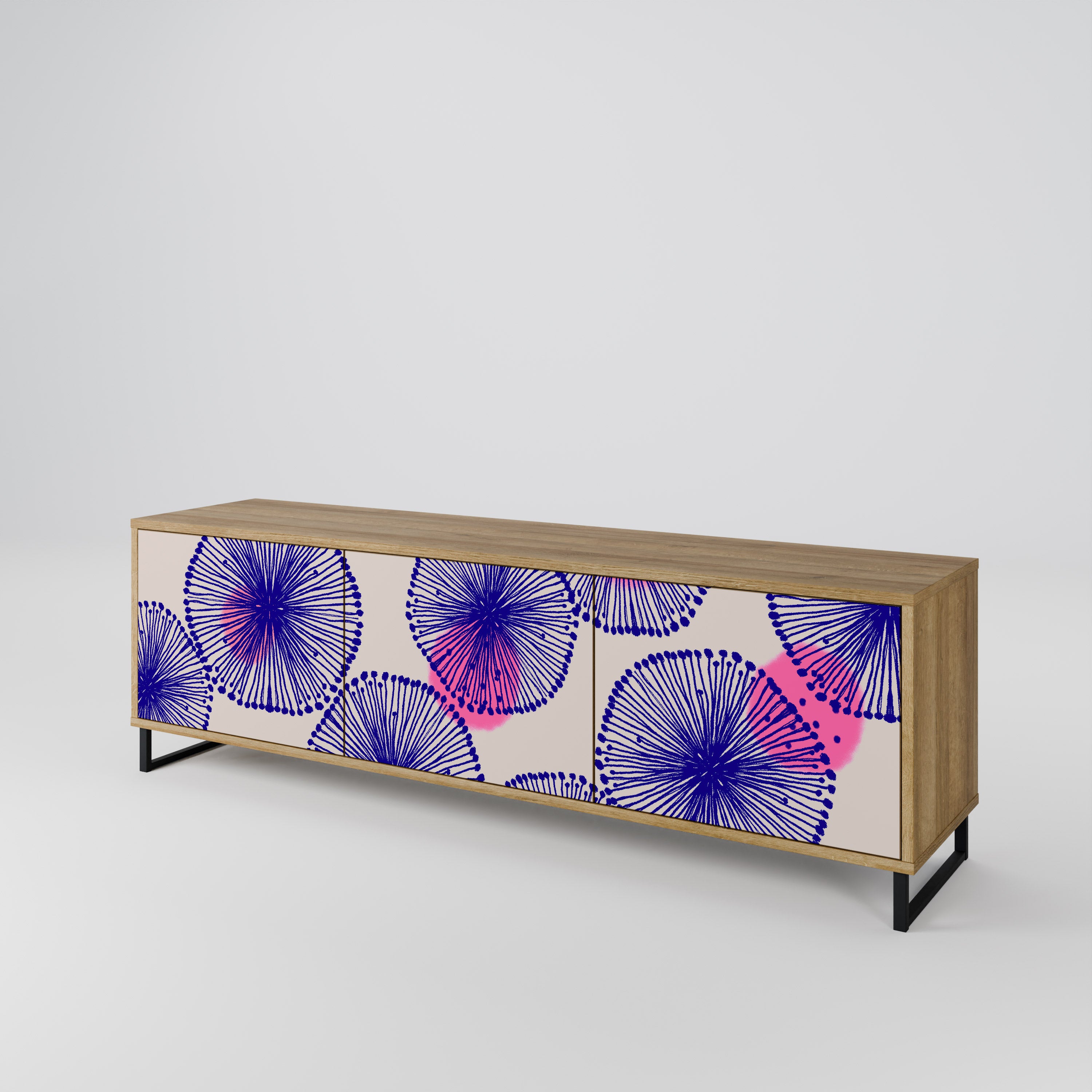 MAGIC NATURE 3-Door TV Cabinet