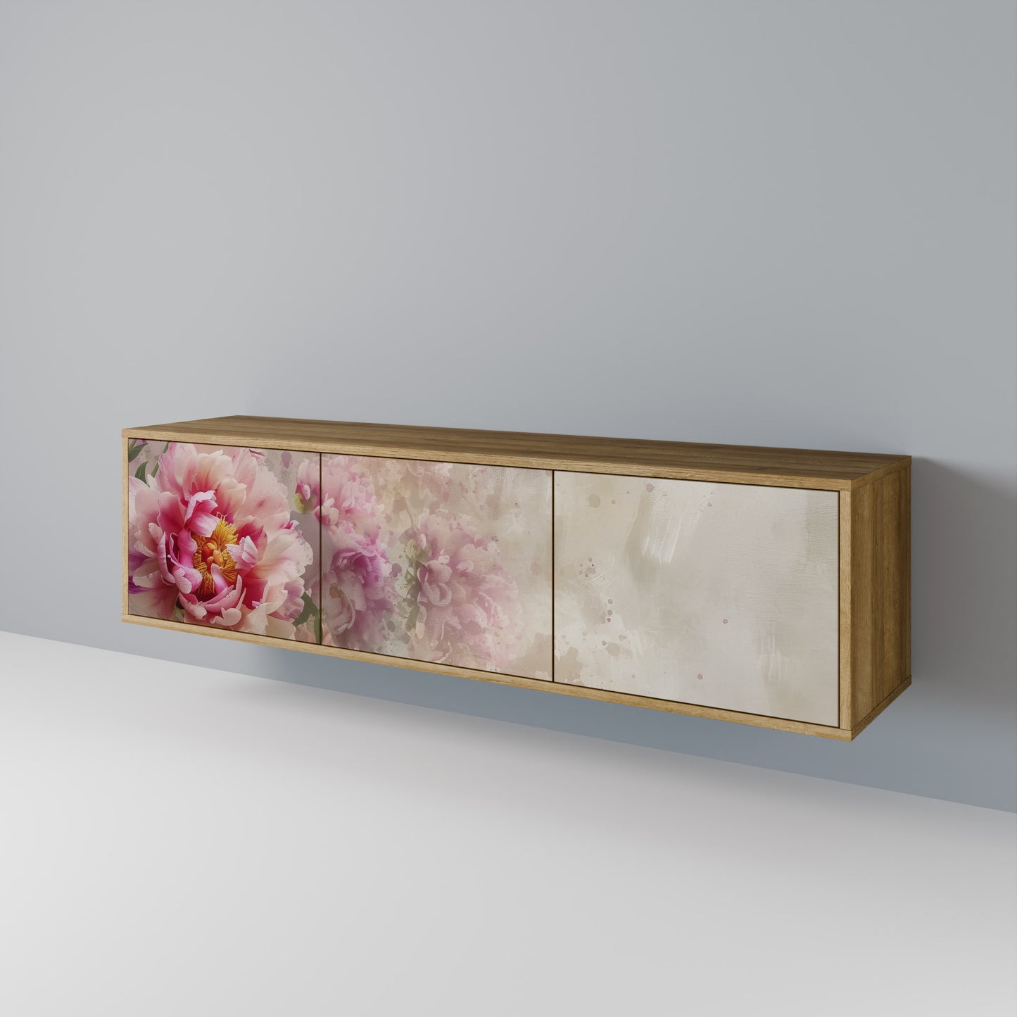 PEONY WHISPER 3-Door TV Cabinet