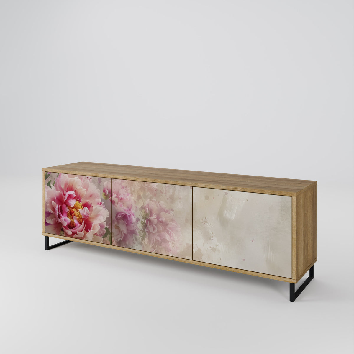 PEONY WHISPER 3-Door TV Cabinet
