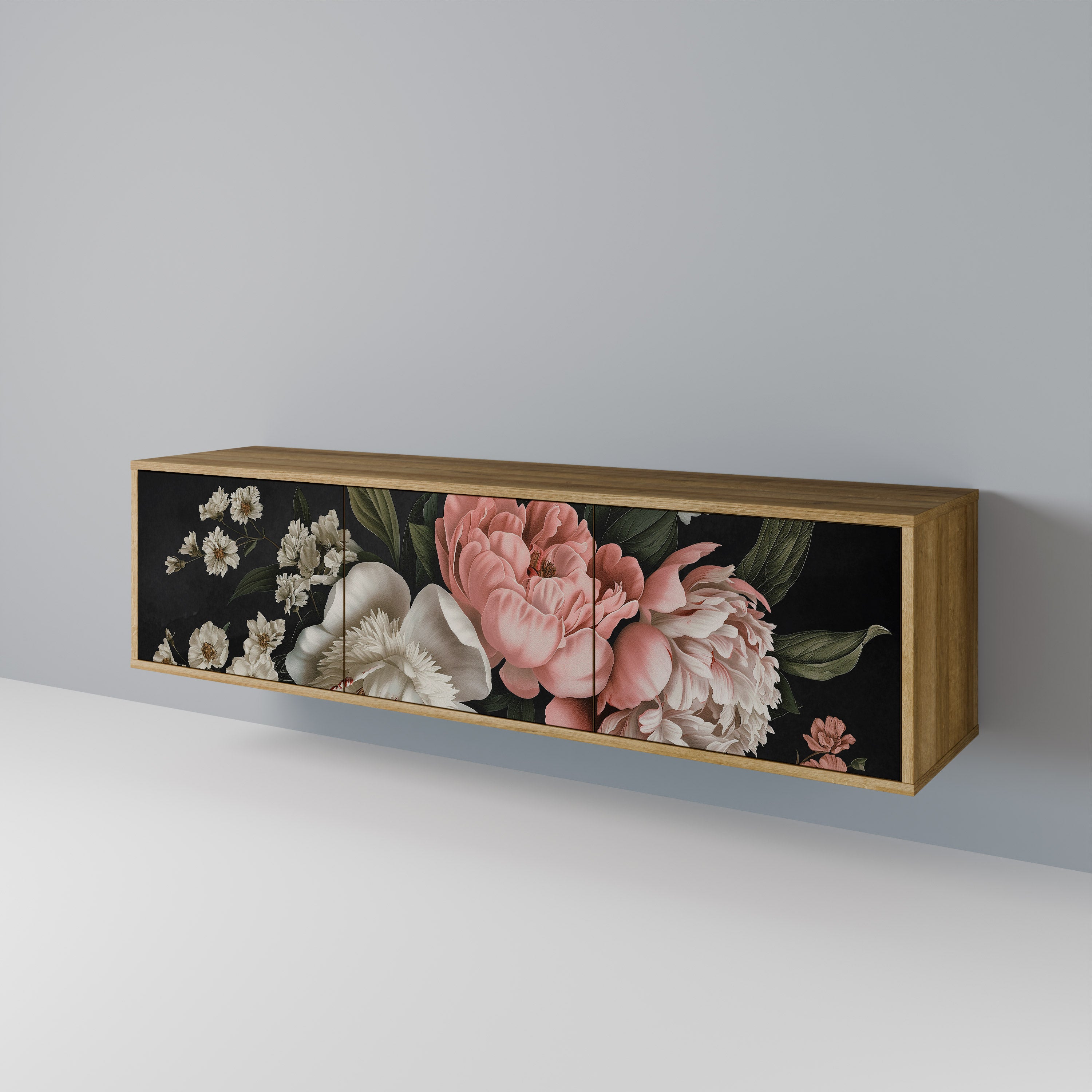 LUSH ELEGANCE 3-Door TV Cabinet