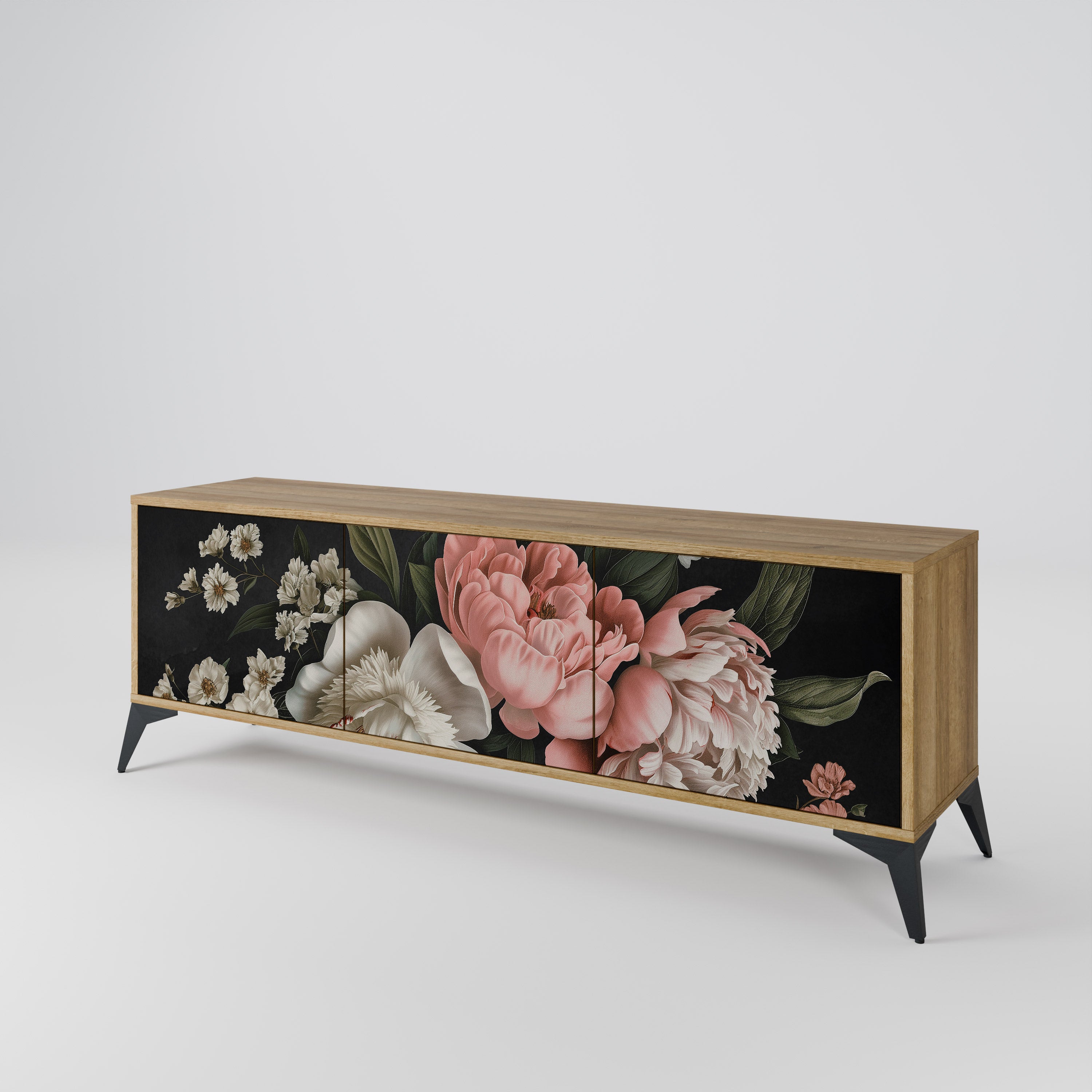 LUSH ELEGANCE 3-Door TV Cabinet