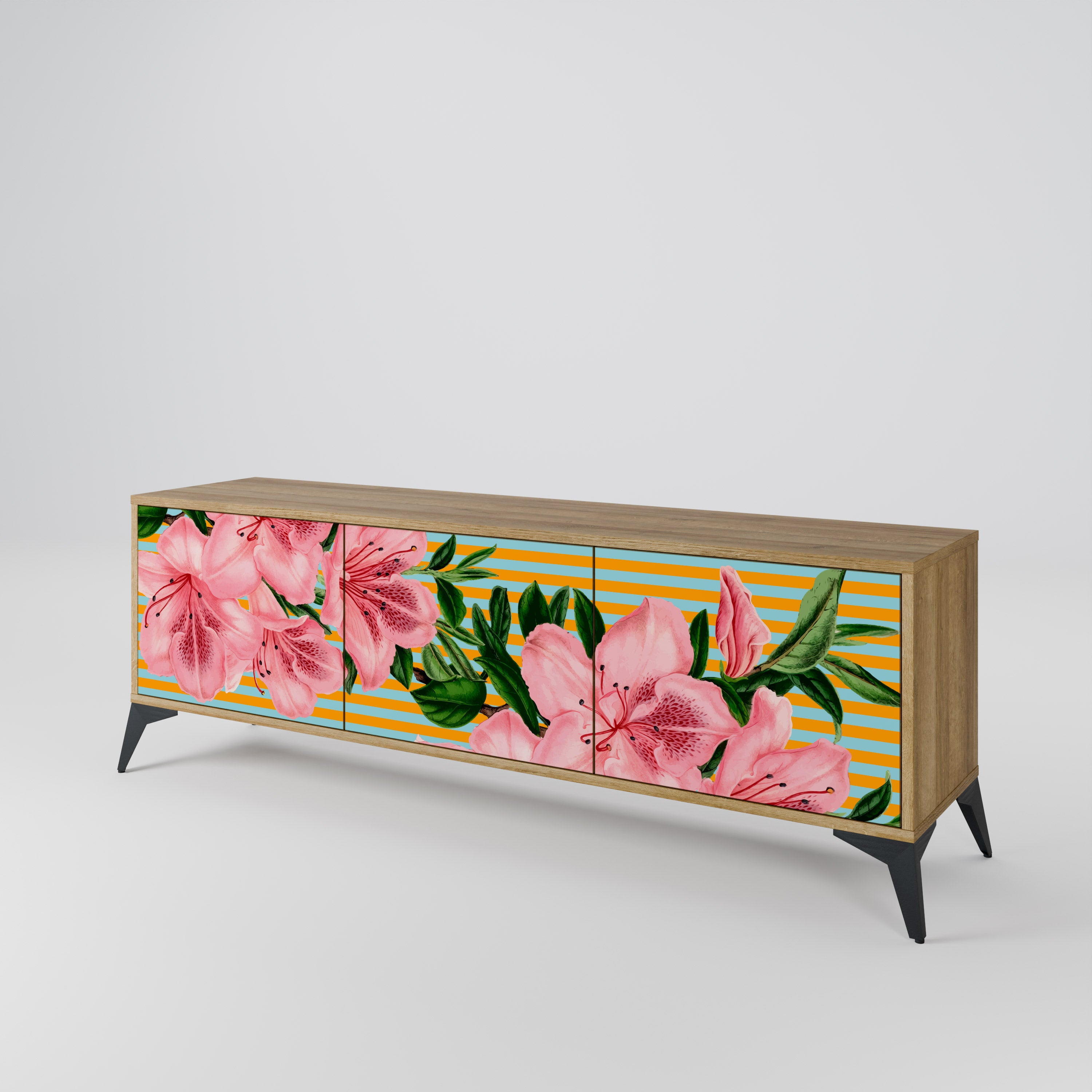 FRAGILE BEAUTY 3-Door TV Cabinet