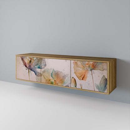 SOFTEN POPPY 3-Door TV Cabinet