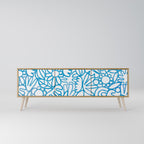 BLOOMY MORNING 3-Door TV Cabinet