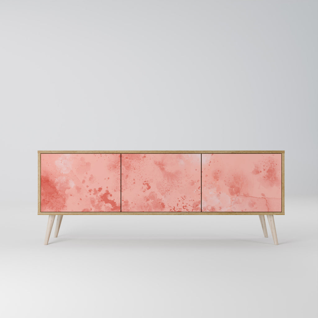 CRANE DANCE 3-Door TV Stand in Oak Effect