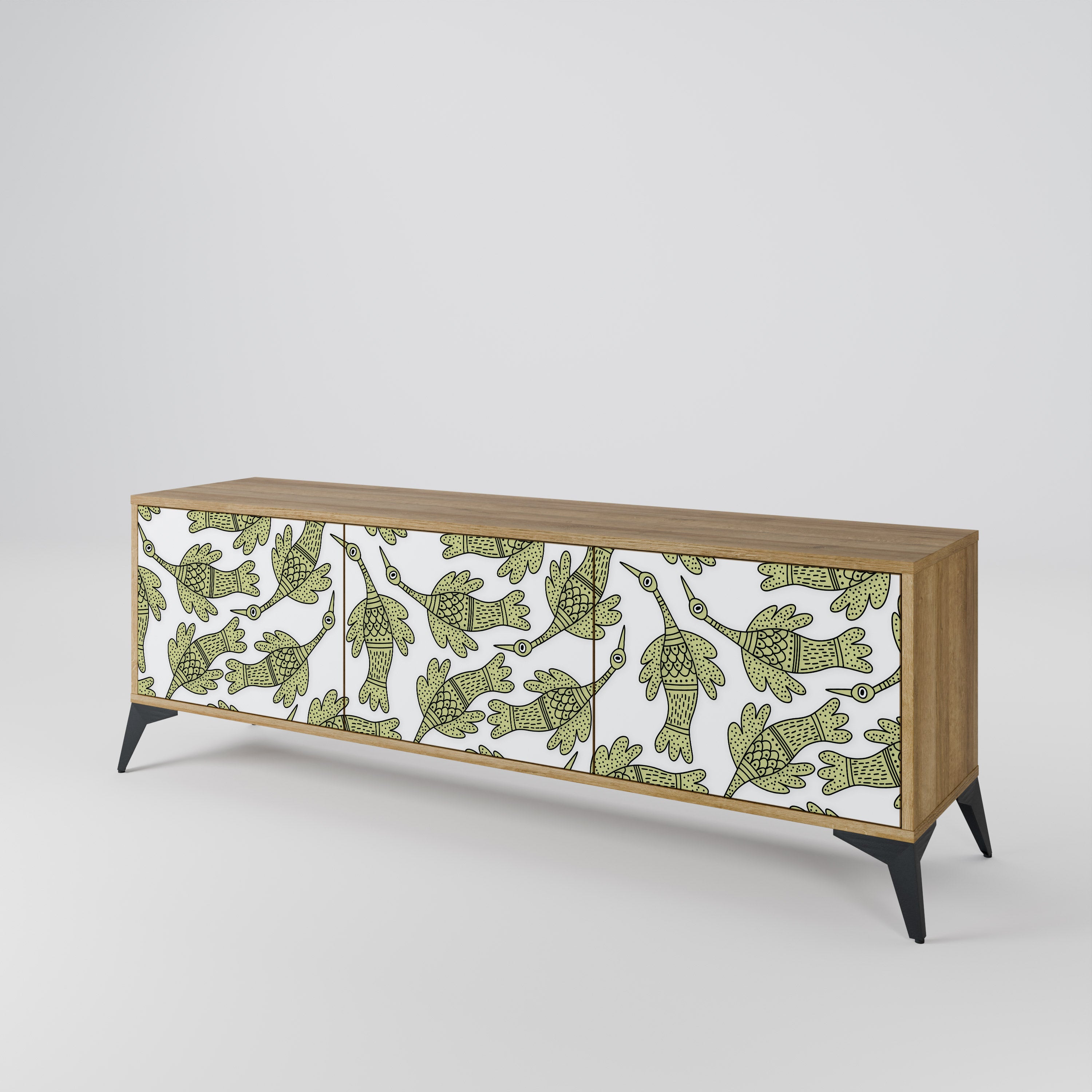 SEEDLING SONGBIRD 3-Door TV Cabinet