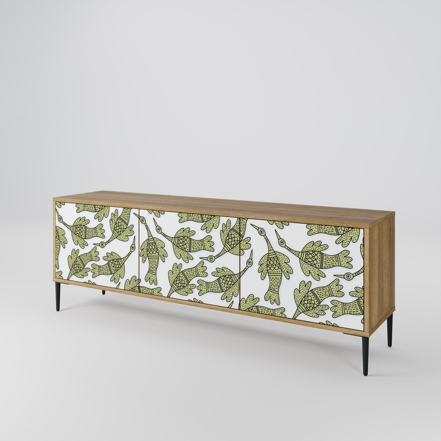 SEEDLING SONGBIRD 3-Door TV Cabinet
