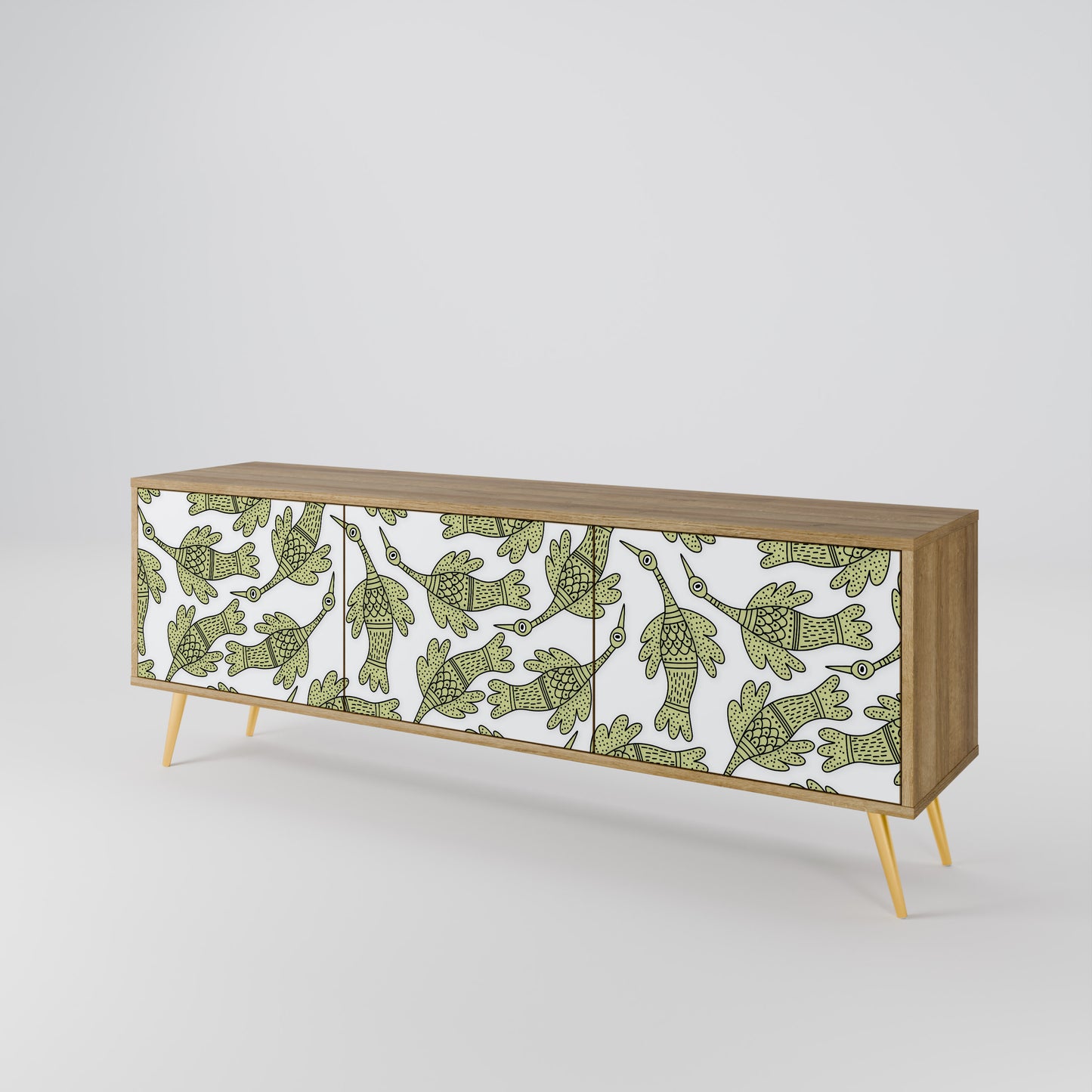 SEEDLING SONGBIRD 3-Door TV Cabinet