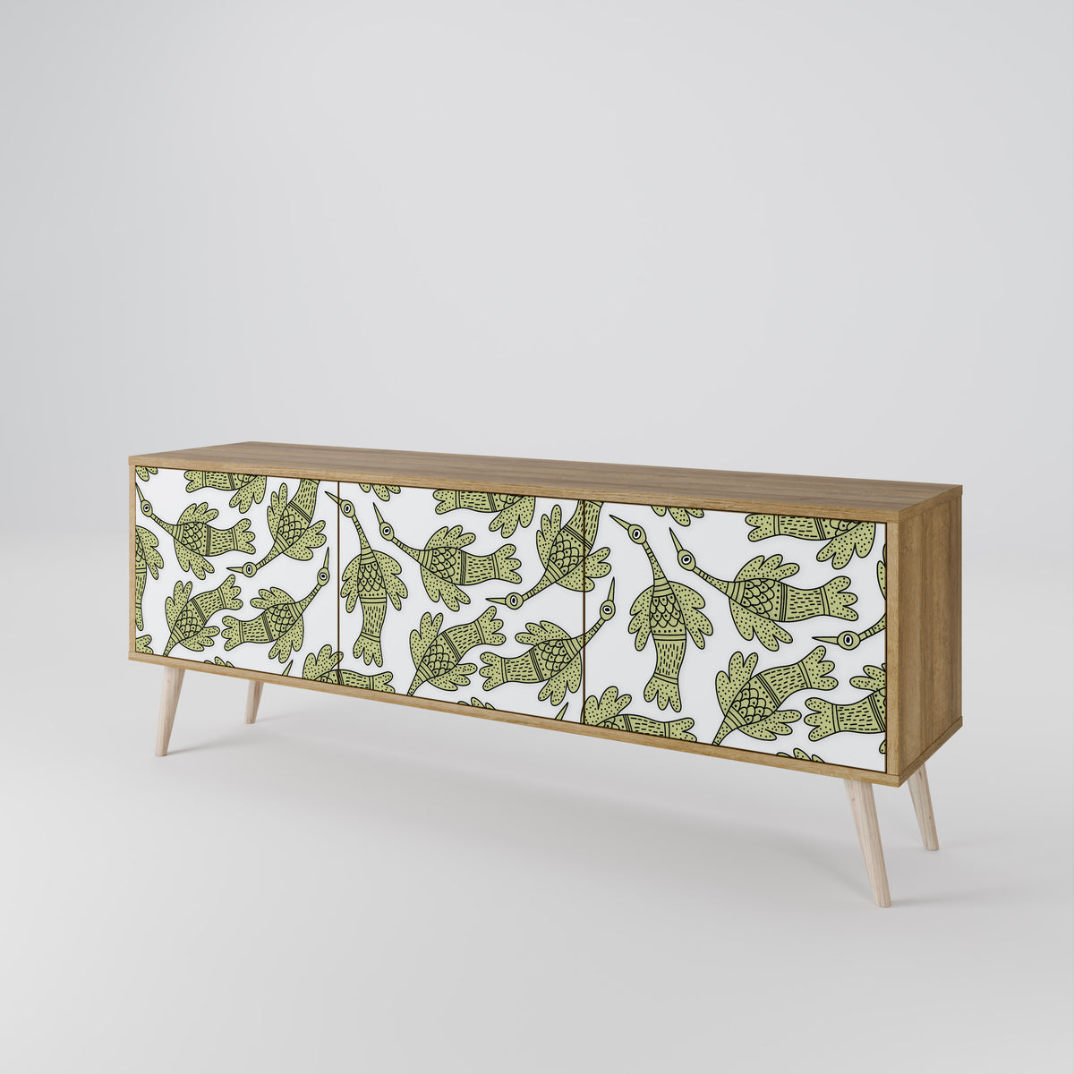 SEEDLING SONGBIRD 3-Door TV Cabinet