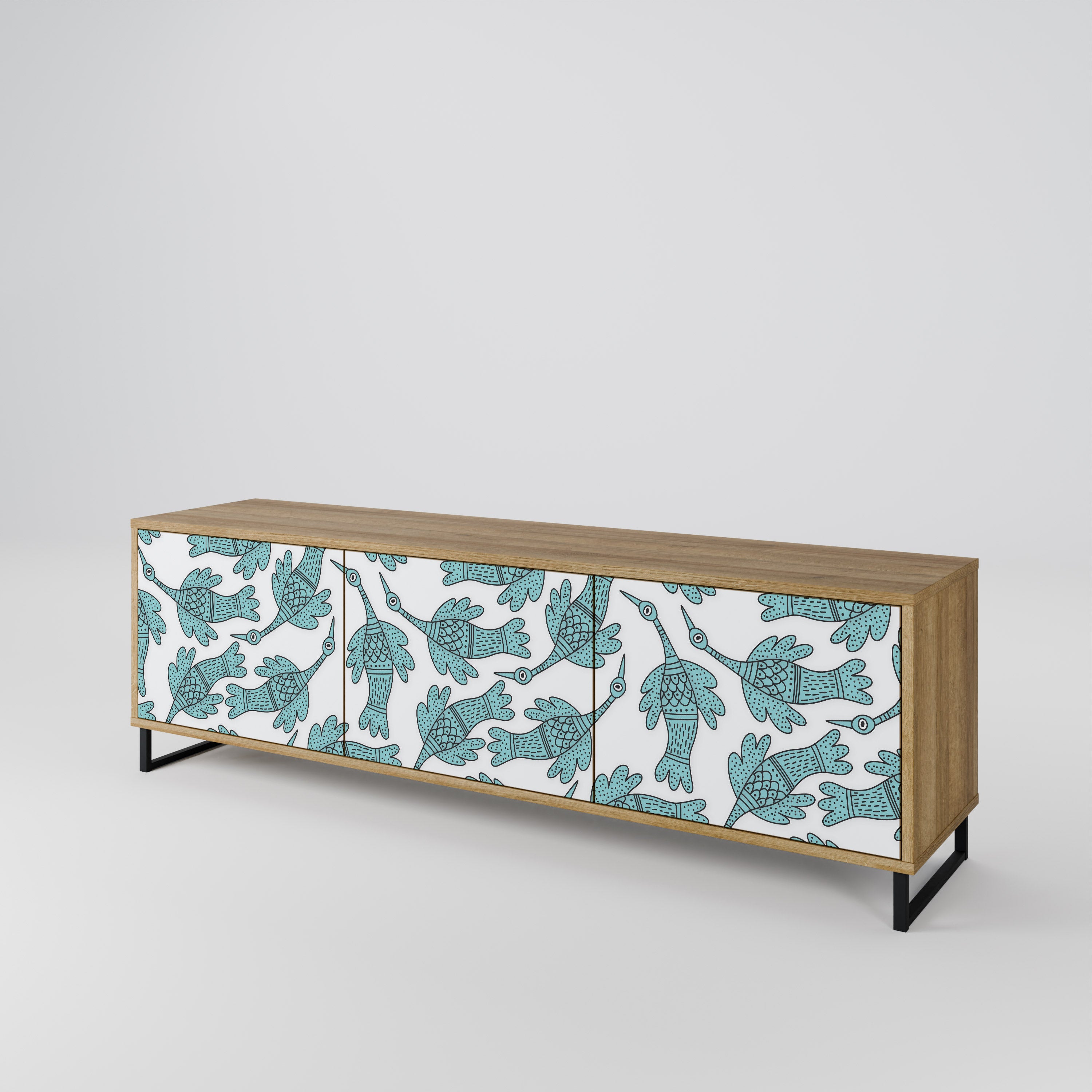 WATERSPOUT SONGIBIRD 3-Door TV Cabinet