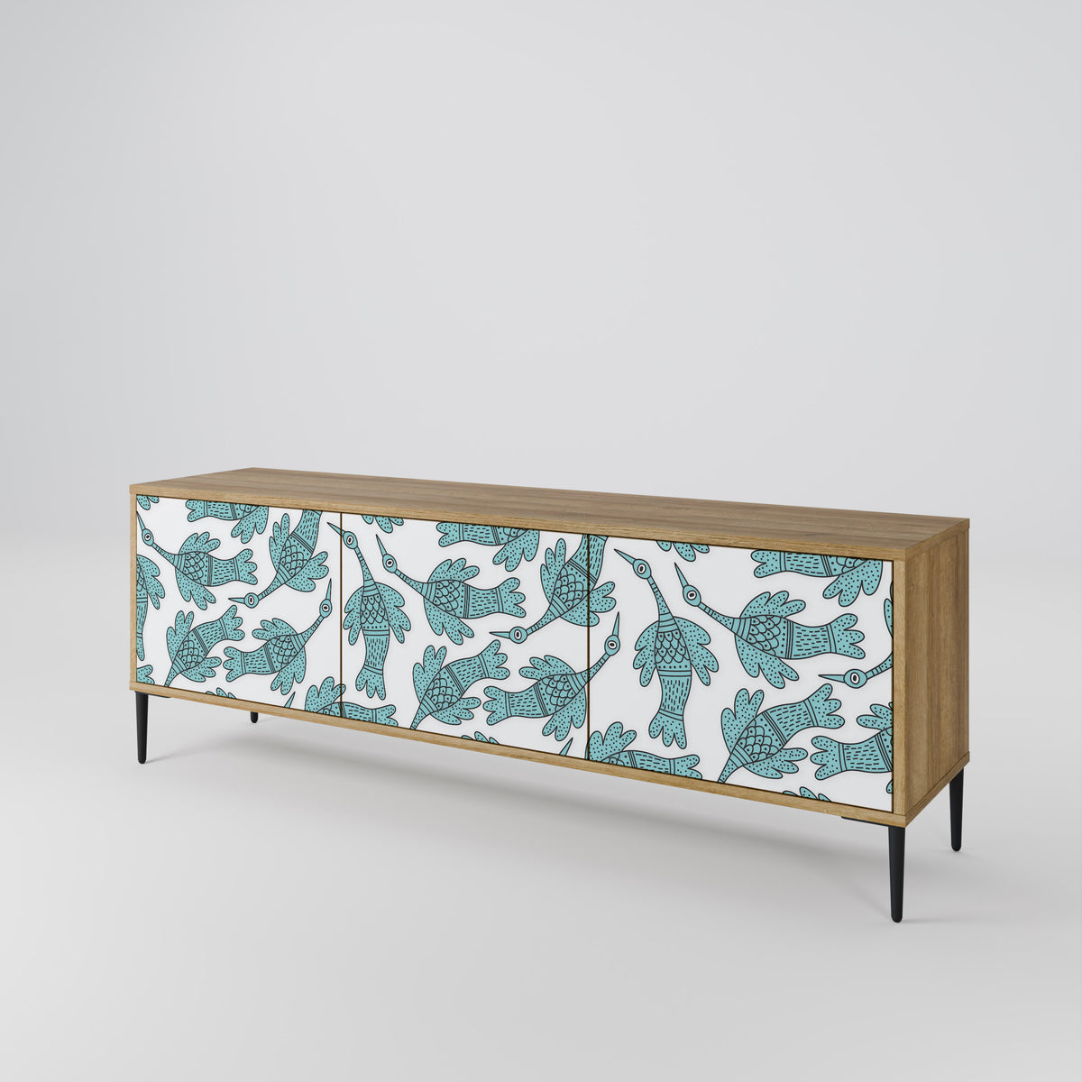 WATERSPOUT SONGIBIRD 3-Door TV Cabinet