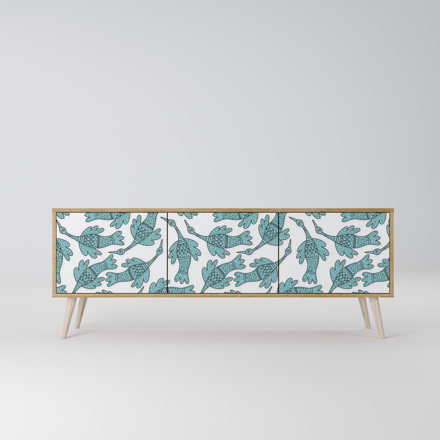 WATERSPOUT SONGIBIRD 3-Door TV Cabinet