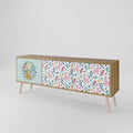 COLORFUL ALPACAS 3-Door TV Cabinet