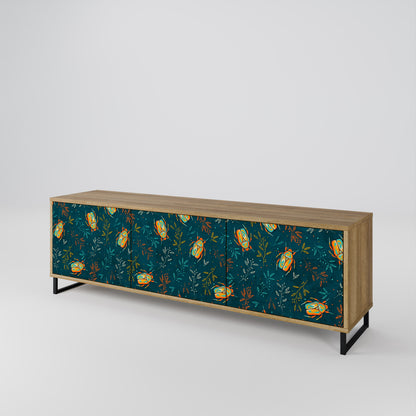 AUTUMN INSECTS 3-Door TV Cabinet