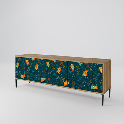 AUTUMN INSECTS 3-Door TV Cabinet