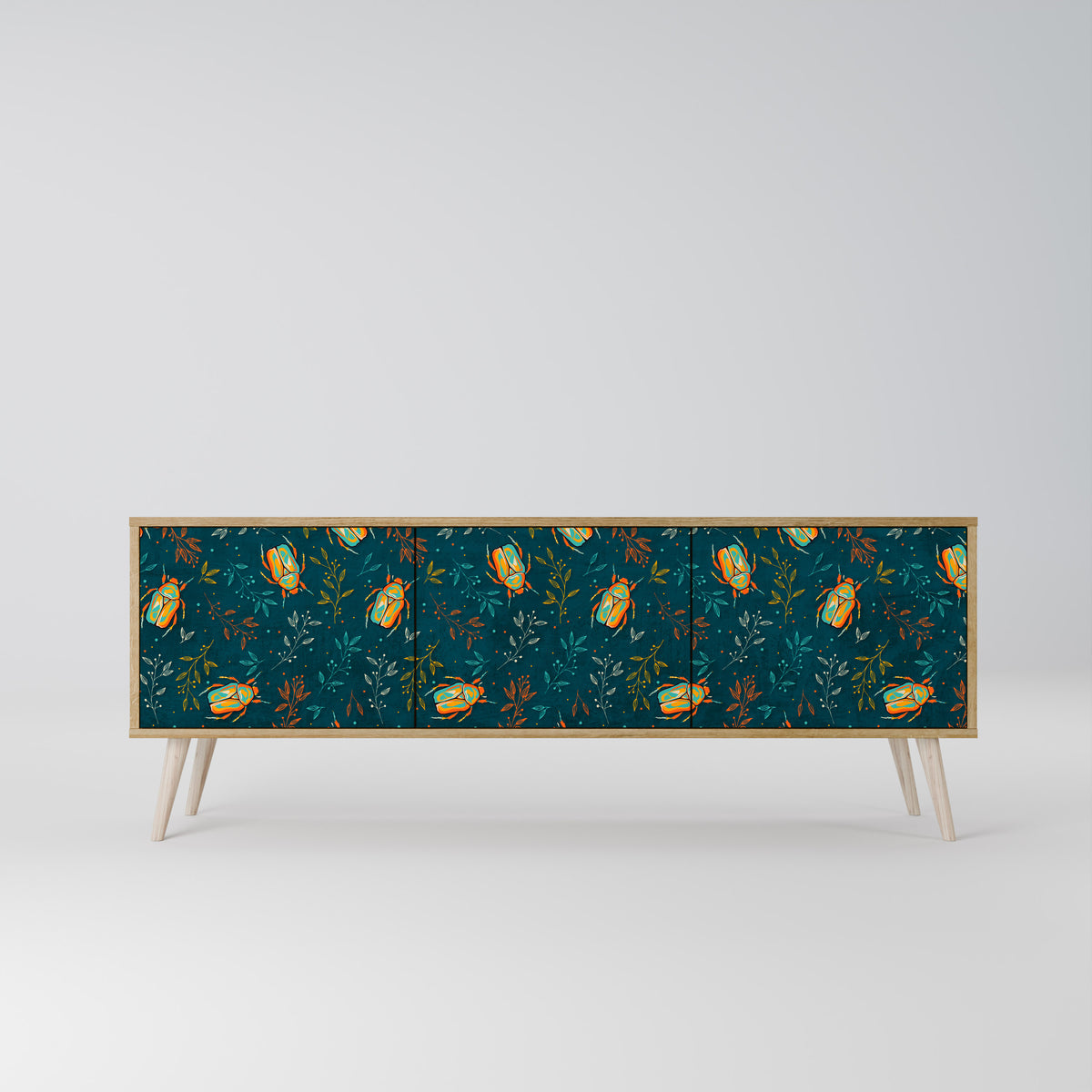 AUTUMN INSECTS 3-Door TV Cabinet