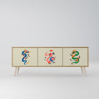 MYTHOLOGICAL CREATURES 3-Door TV Cabinet