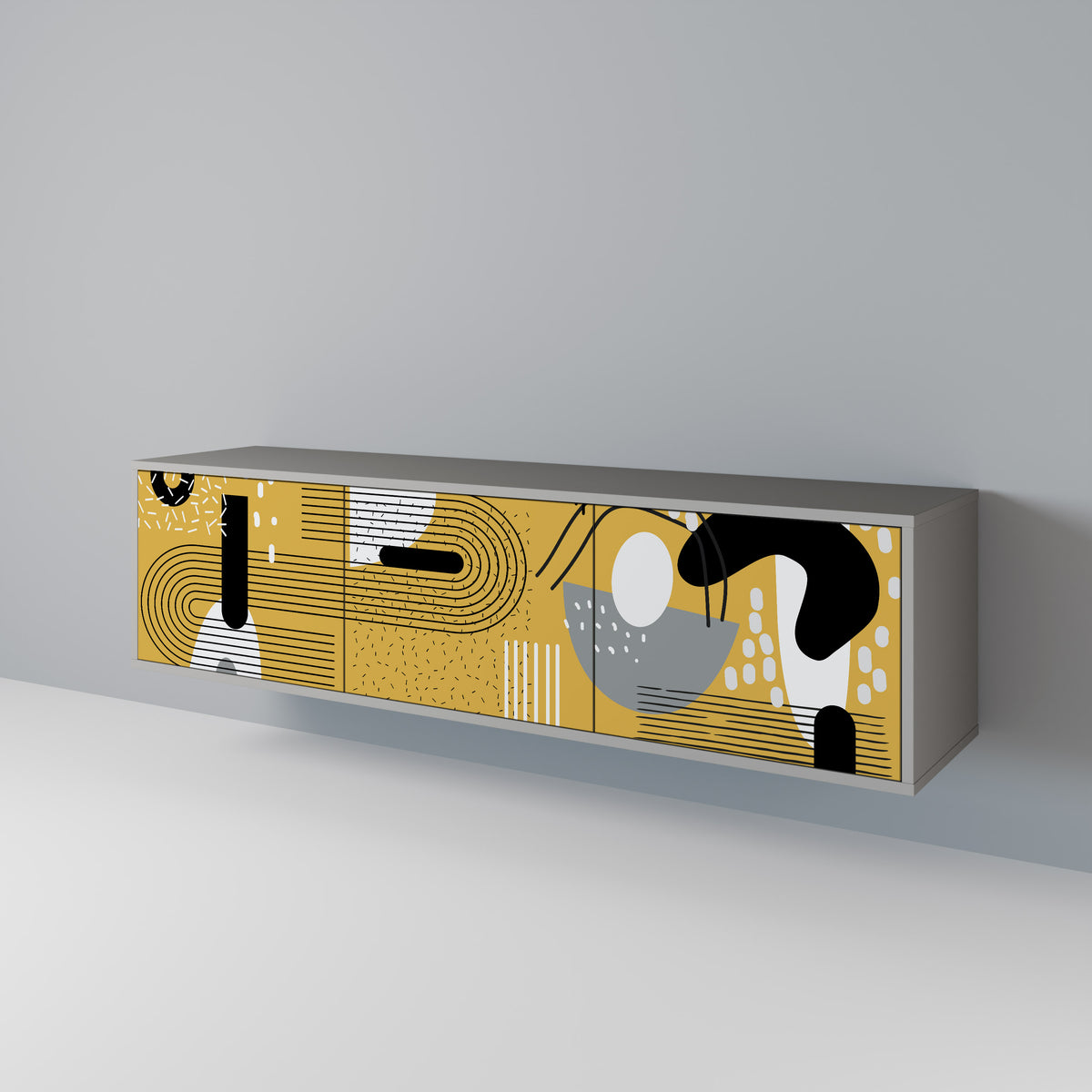SHAPESHIFT SYMPHONY 3-Door TV Cabinet